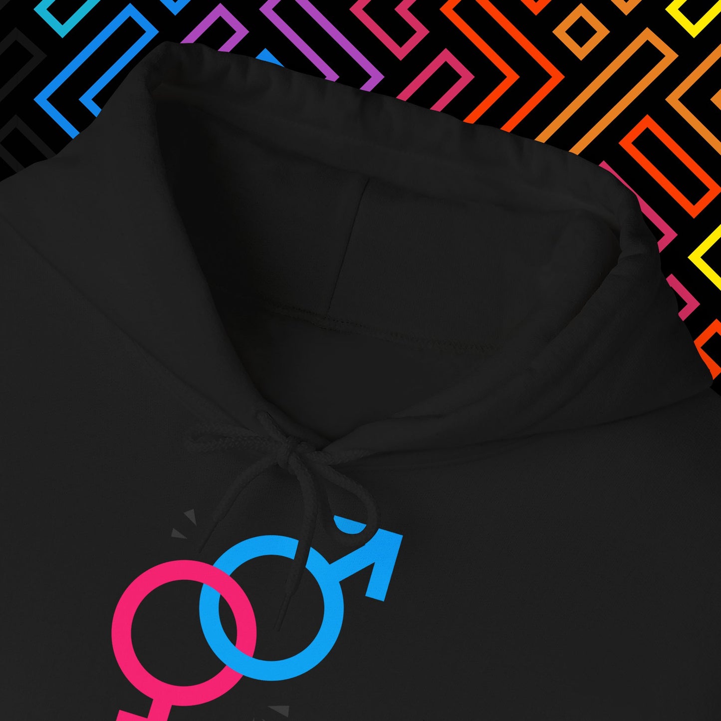"2 Geschlechter" Hoodie Unisex