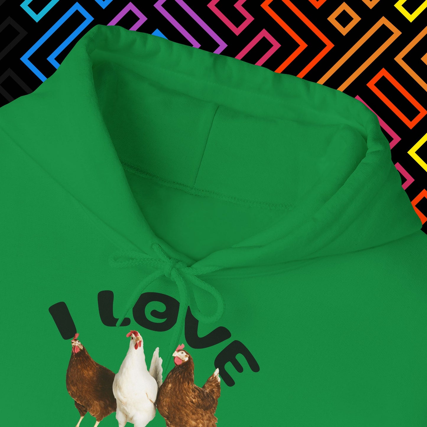 "I Love Cocks" Hoodie Unisex