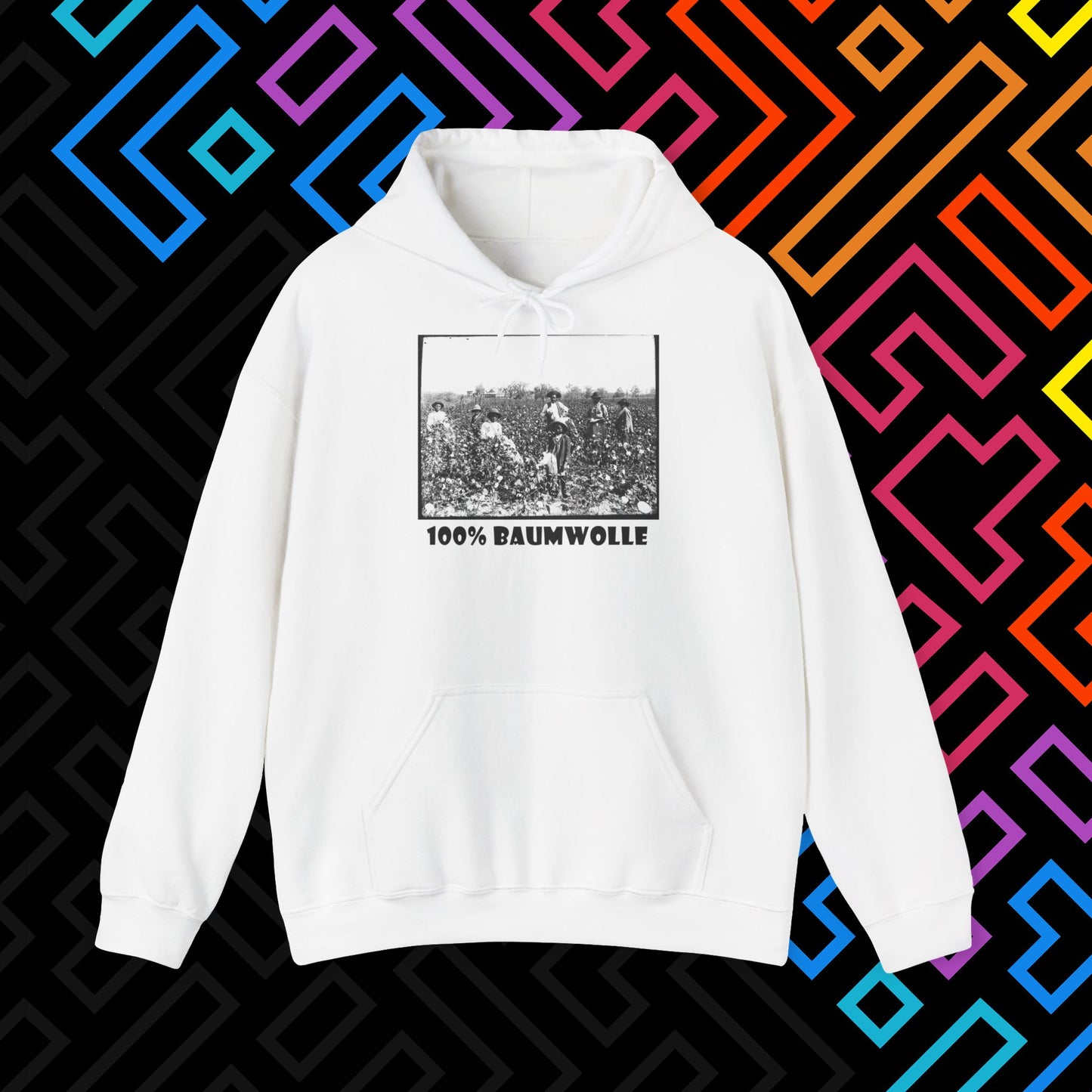 "100% Baumwolle" Hoodie Unisex