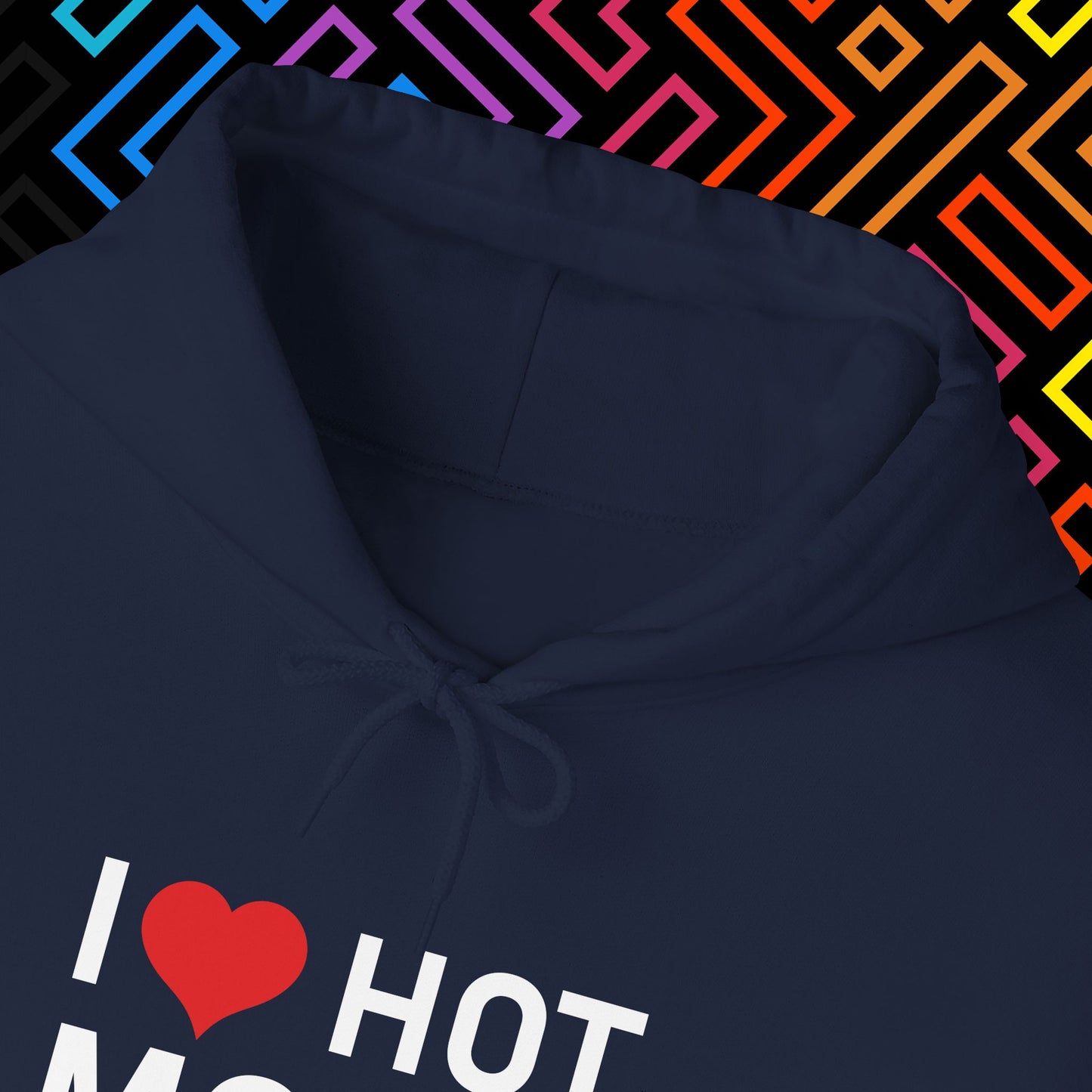 "I ❤️ Hot Moms" Hoodie Unisex