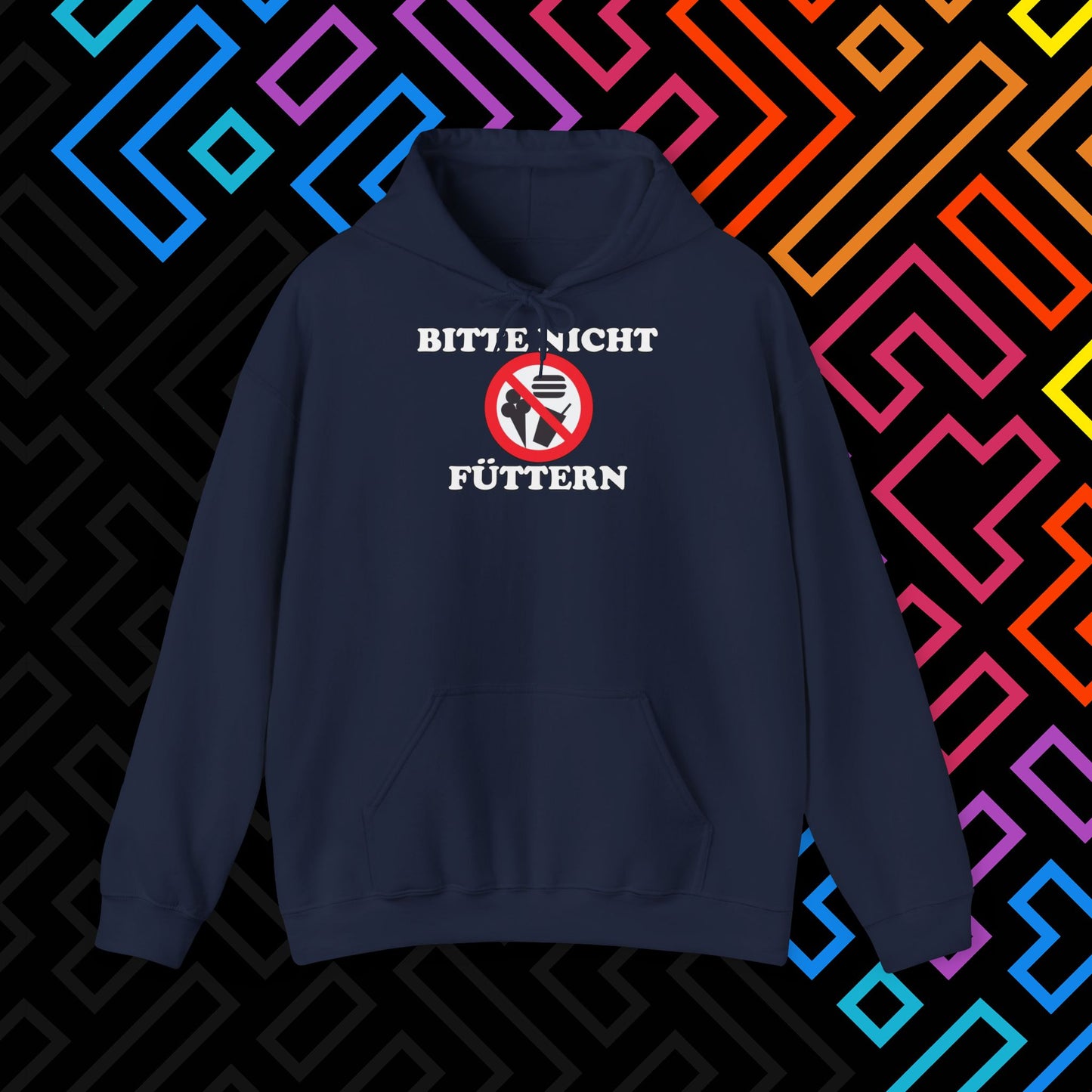 "Bitte nicht Füttern" Hoodie Unisex