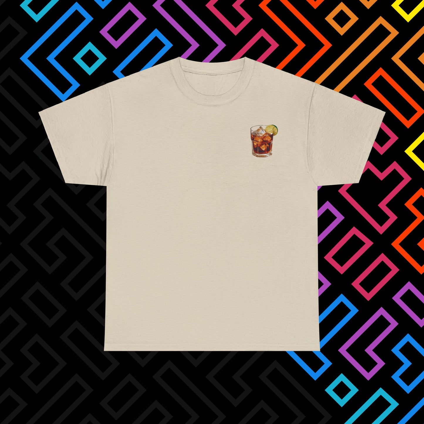 "Whiskey Cola" Backprint T-Shirt Unisex