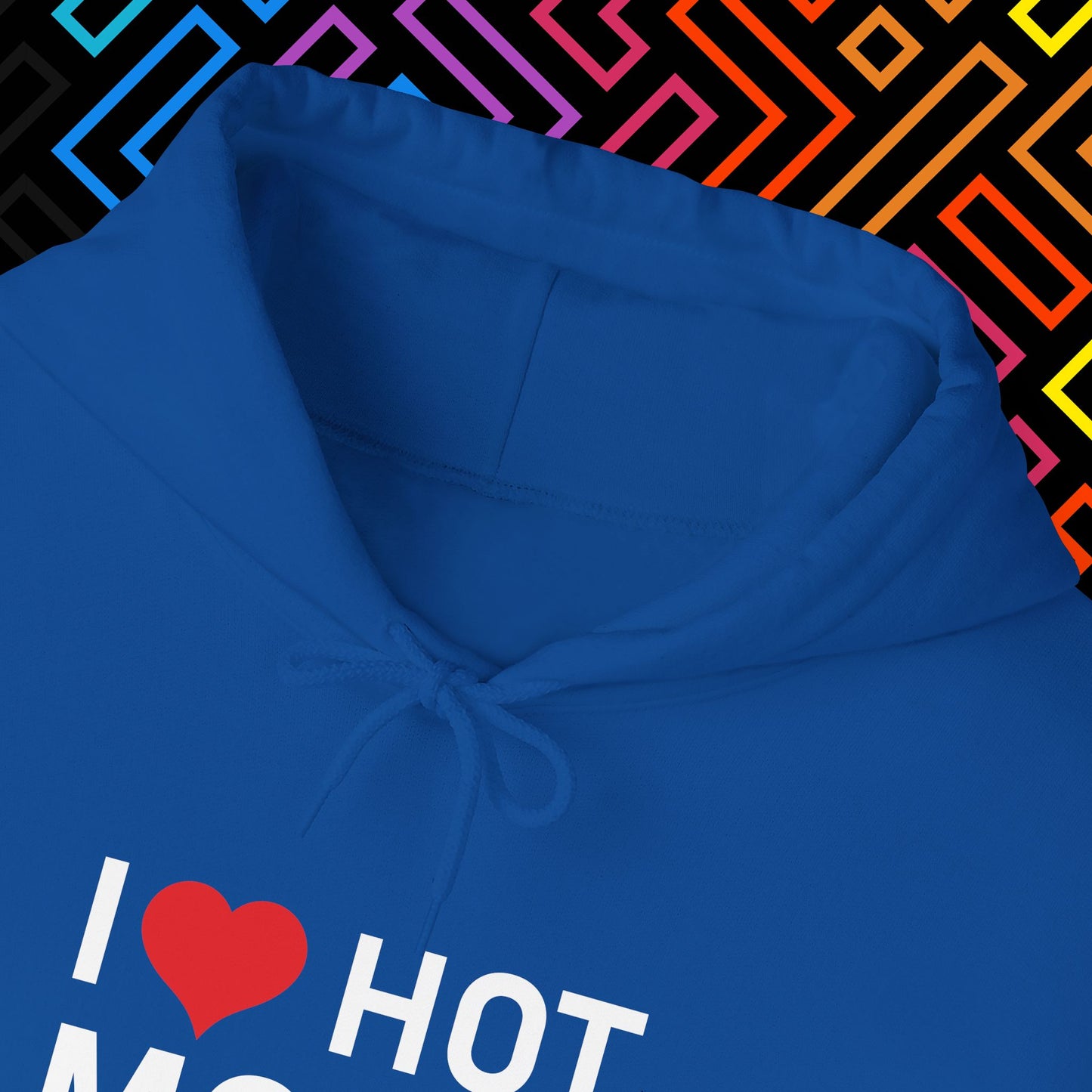 "I ❤️ Hot Moms" Hoodie Unisex