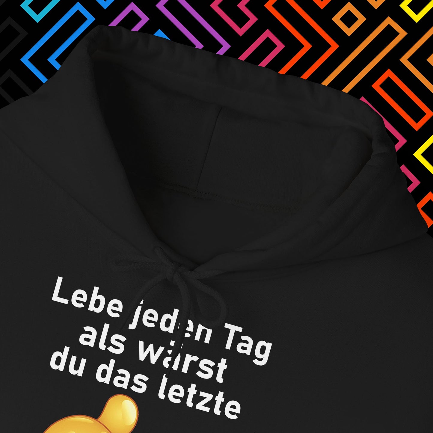"Lebe jeden Tag" Hoodie Unisex