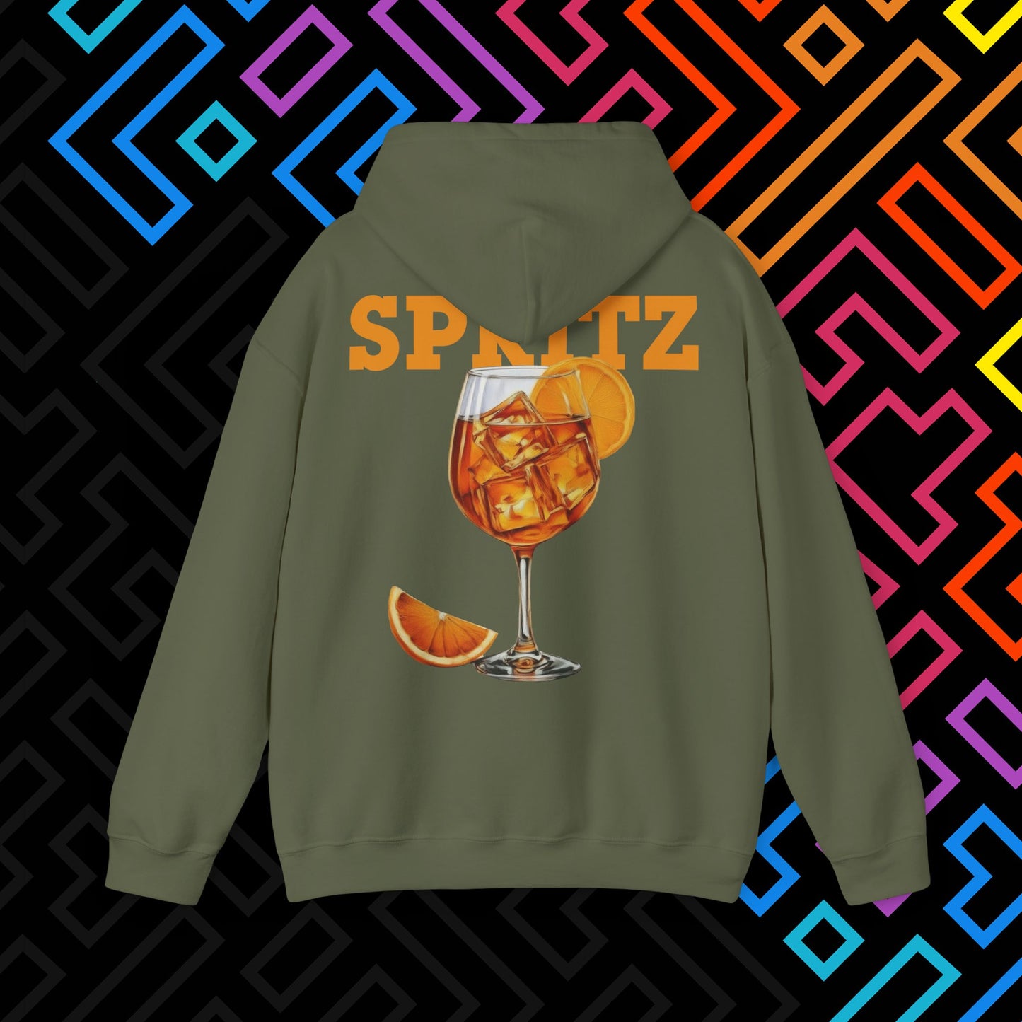"Spritz" Backprint Hoodie Unisex