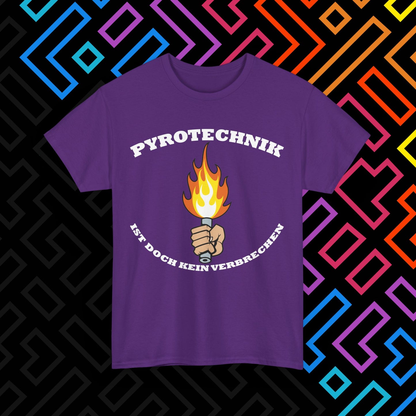 "Pyrotechnik ist kein Verbrechen" T-Shirt Unisex