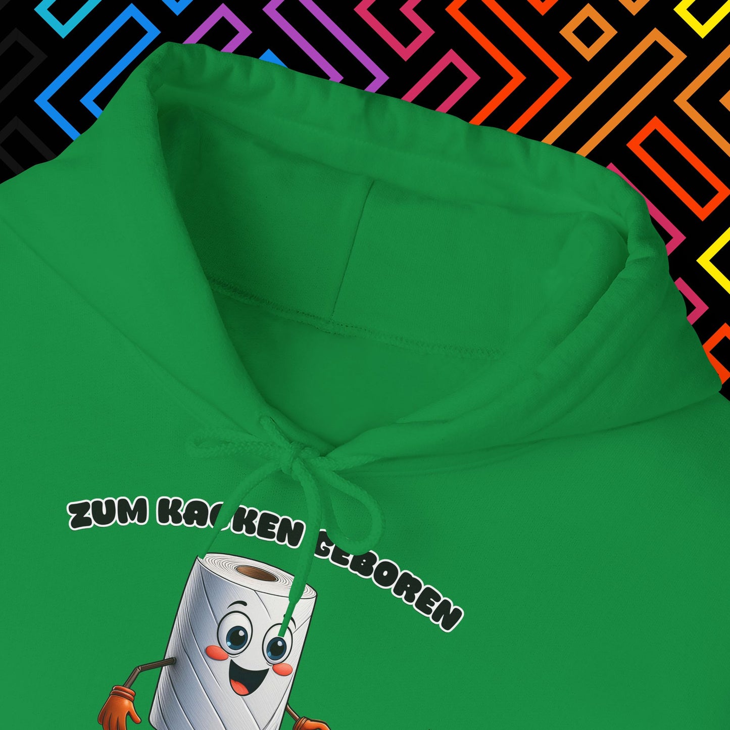 "Zum Kacken geboren" Hoodie Unisex