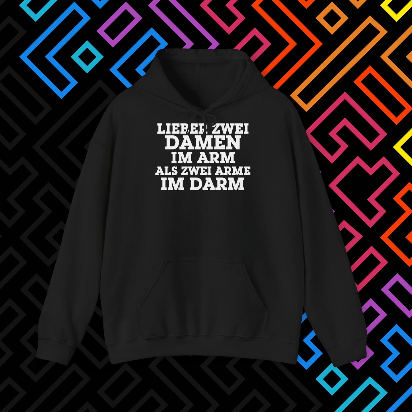 "Lieber zwei Damen im Arm" Hoodie Unisex