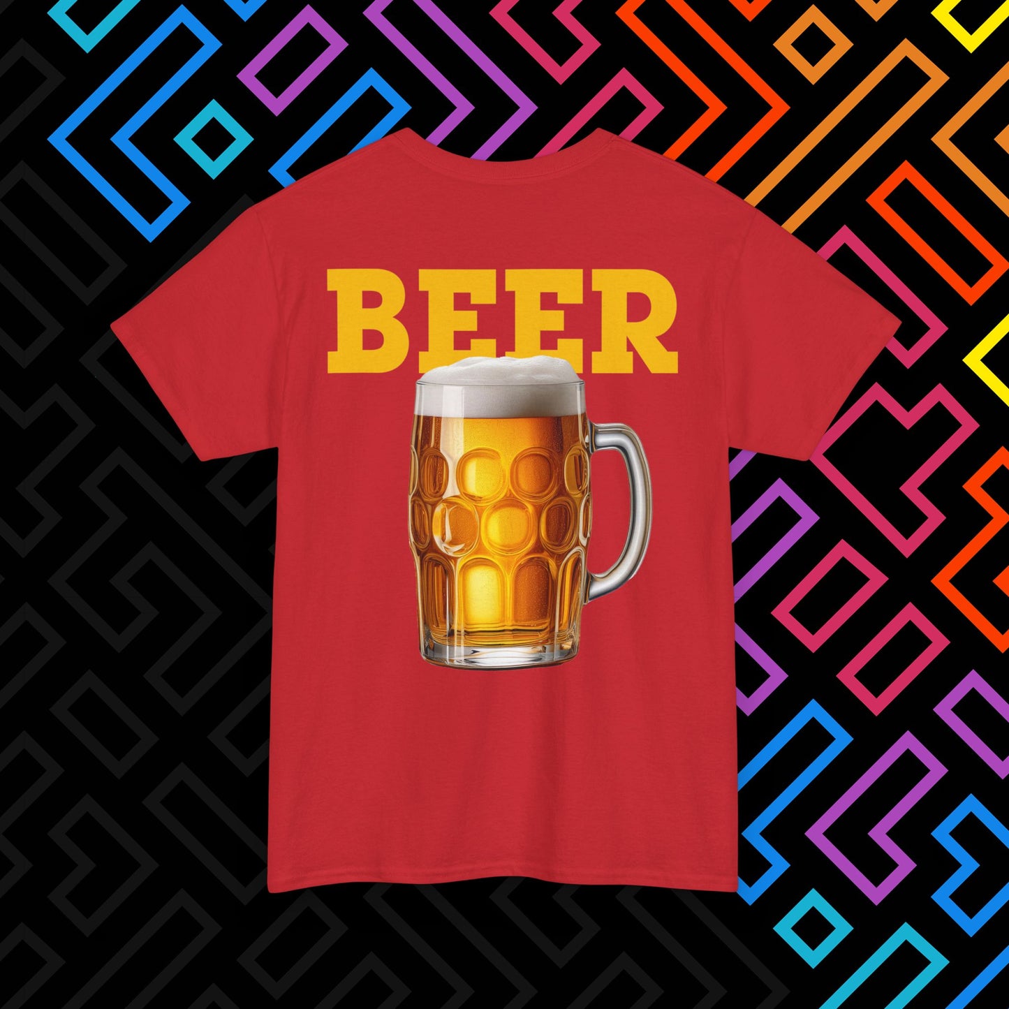 "Beer" Backprint T-Shirt Unisex