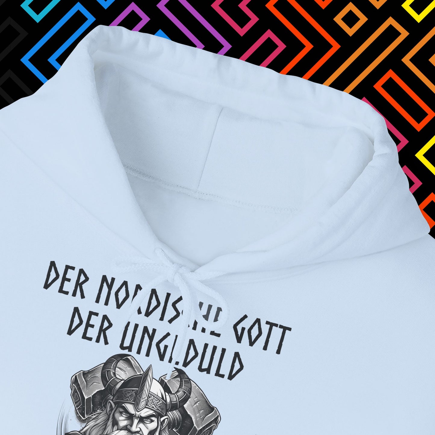 "Der nordische Gott Hammersbald" Hoodie Unisex
