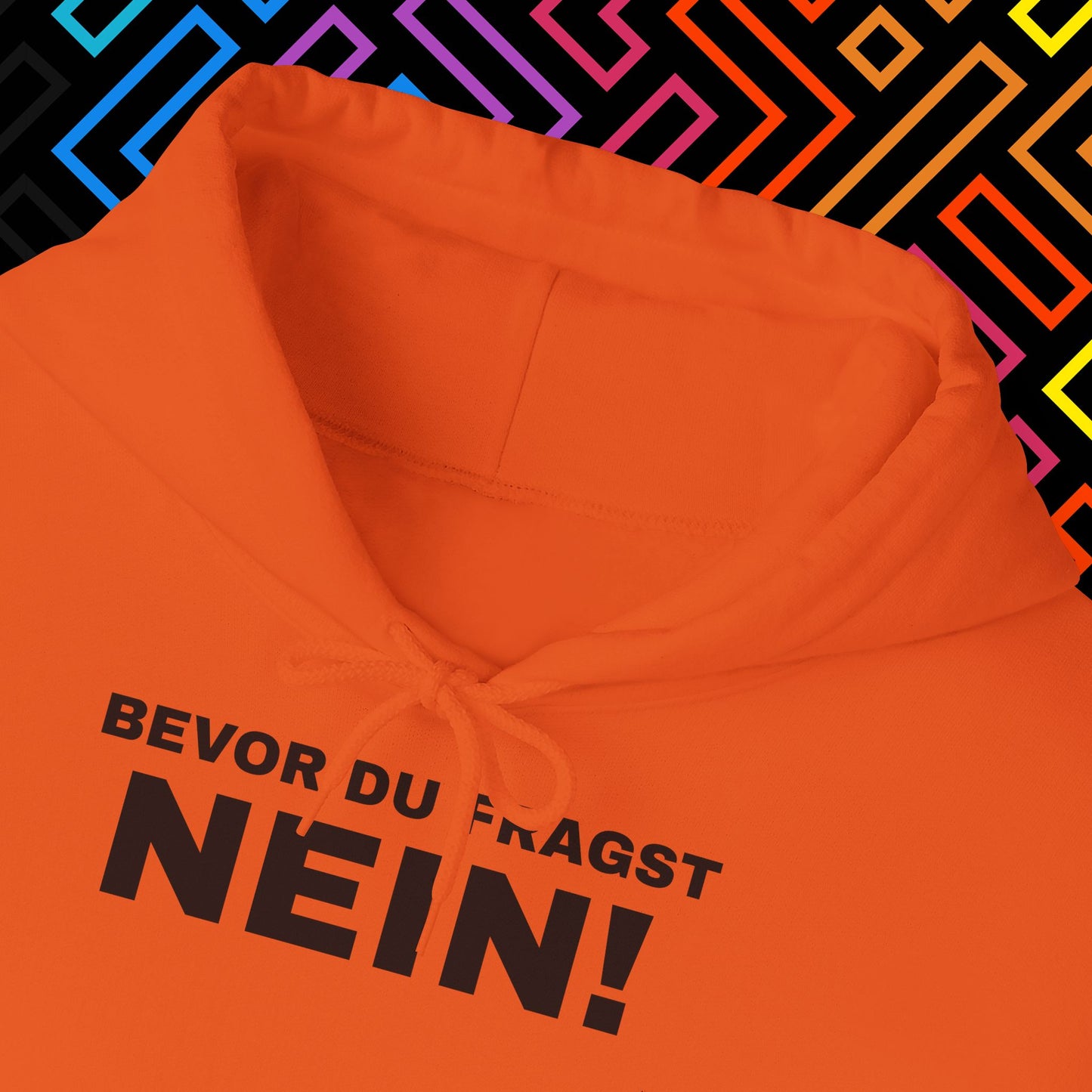 "Bevor du fragst Nein!" Hoodie Unisex