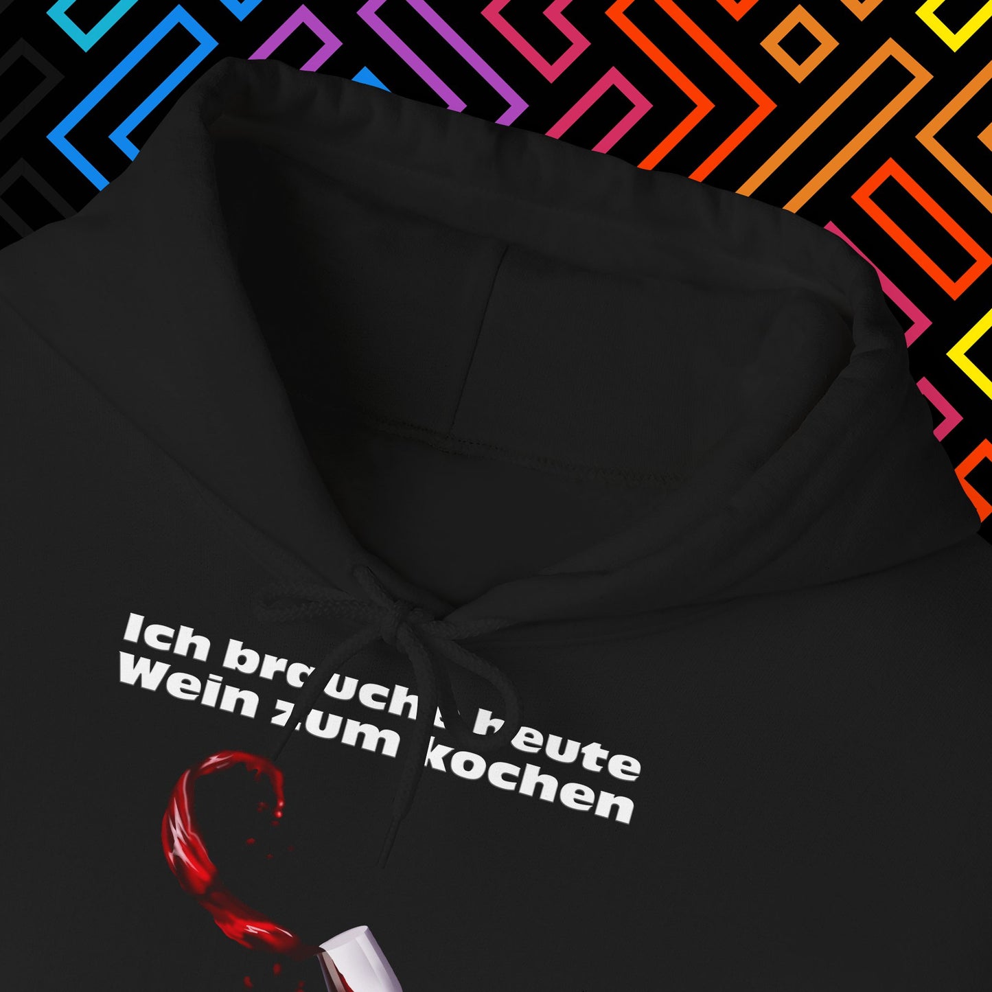 "Wein zum kochen" Hoodie Unisex