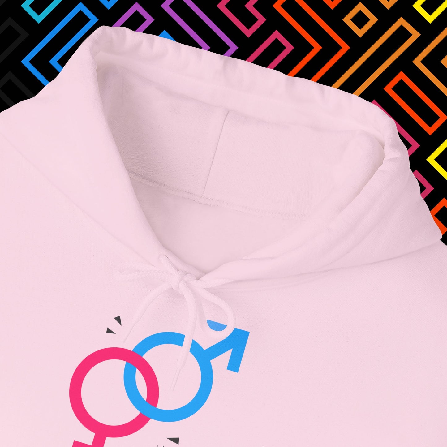 "2 Geschlechter" Hoodie Unisex