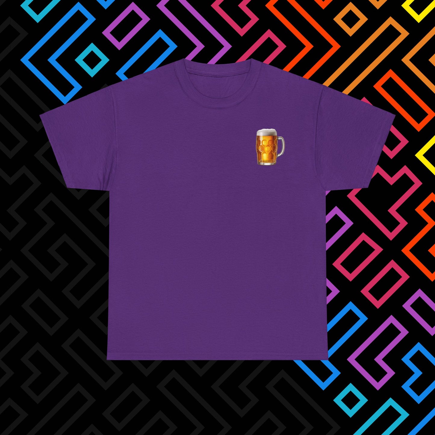 "Beer" Backprint T-Shirt Unisex