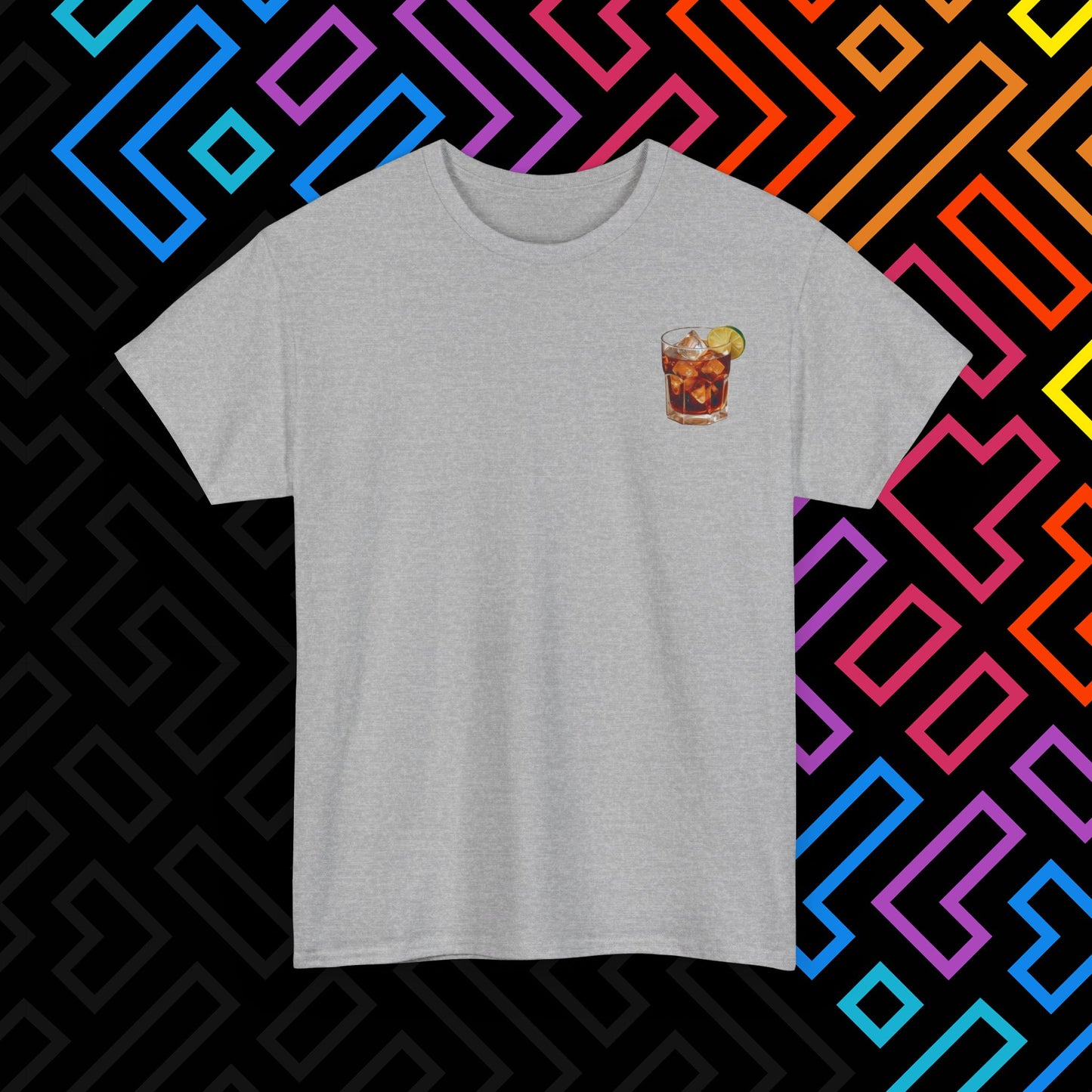 "Whiskey Cola" Backprint T-Shirt Unisex