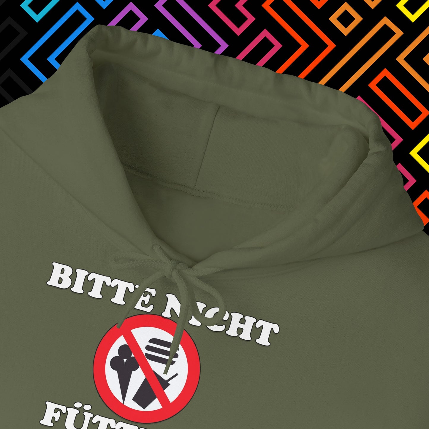 "Bitte nicht Füttern" Hoodie Unisex