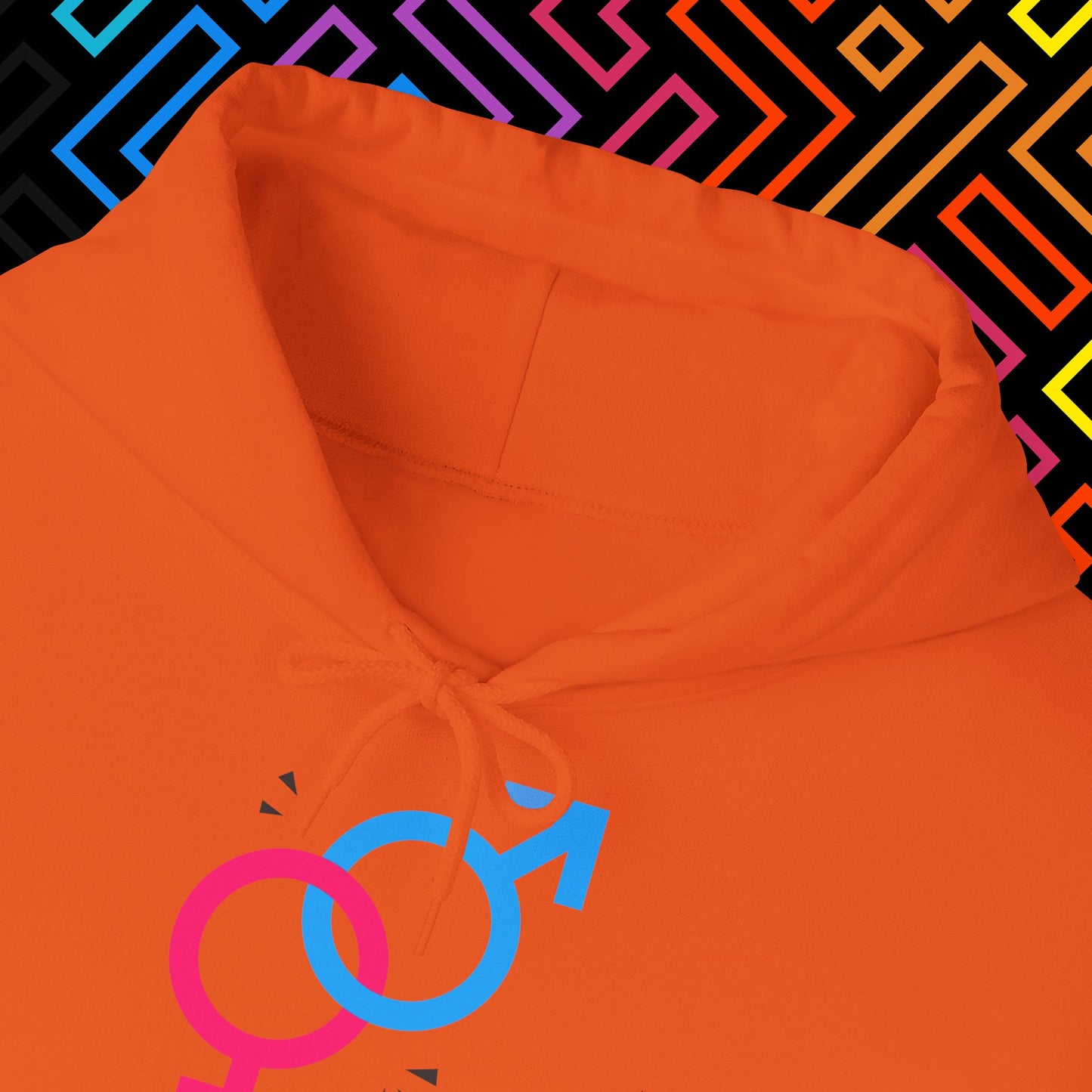 "2 Geschlechter" Hoodie Unisex