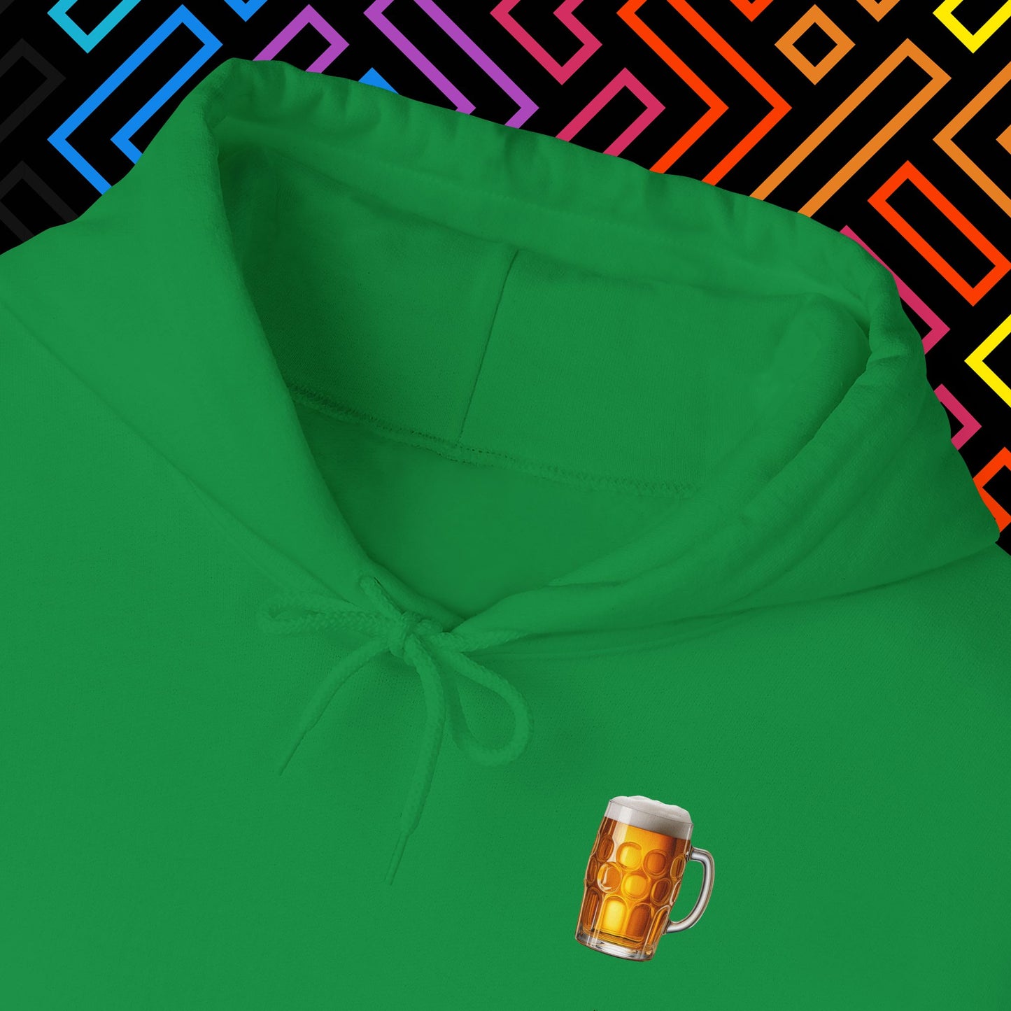 "Beer" Backprint Hoodie Unisex