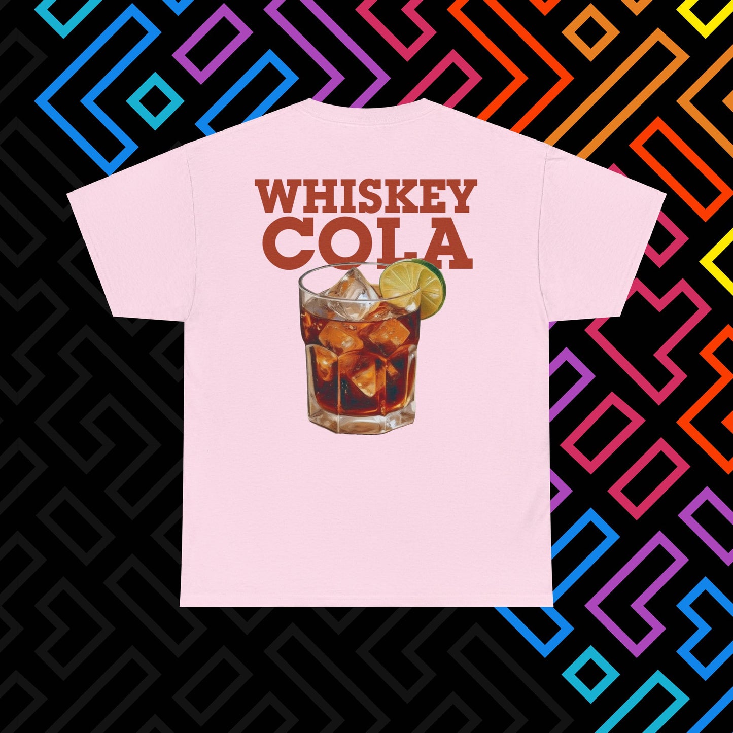 "Whiskey Cola" Backprint T-Shirt Unisex