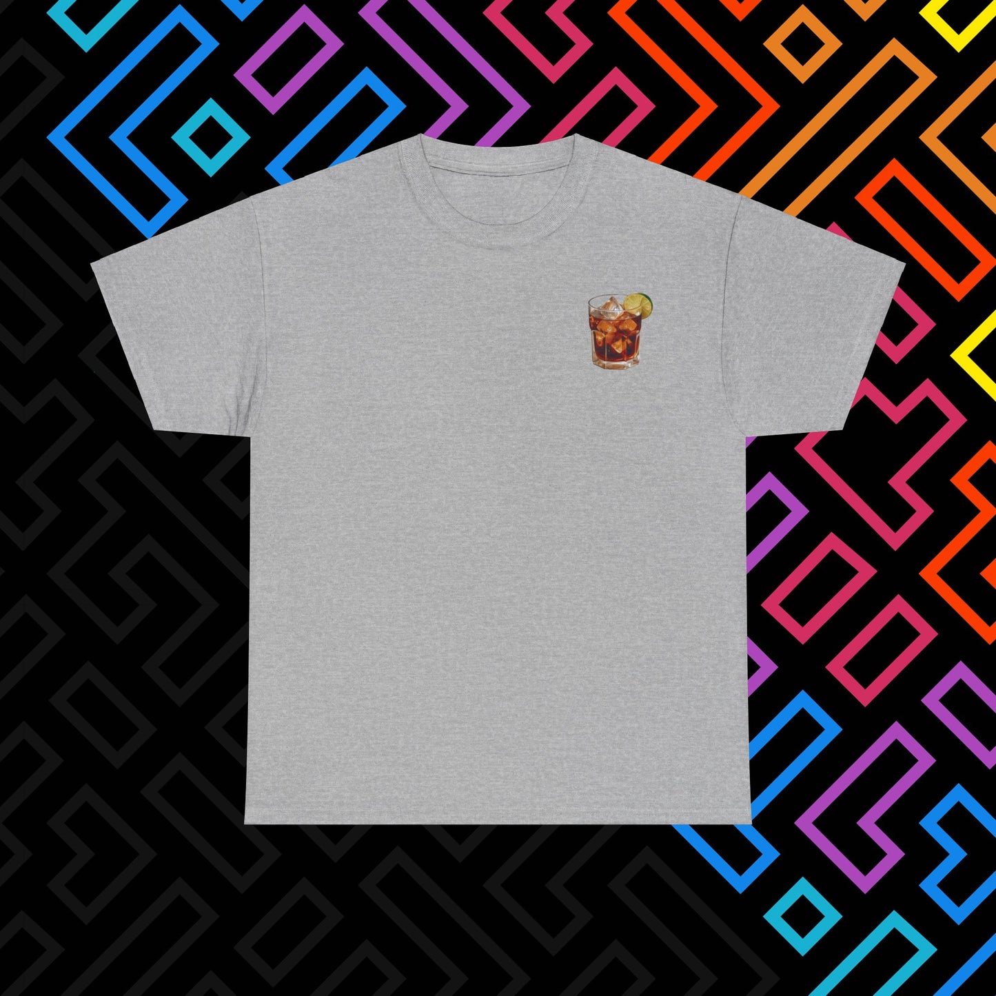 "Whiskey Cola" Backprint T-Shirt Unisex