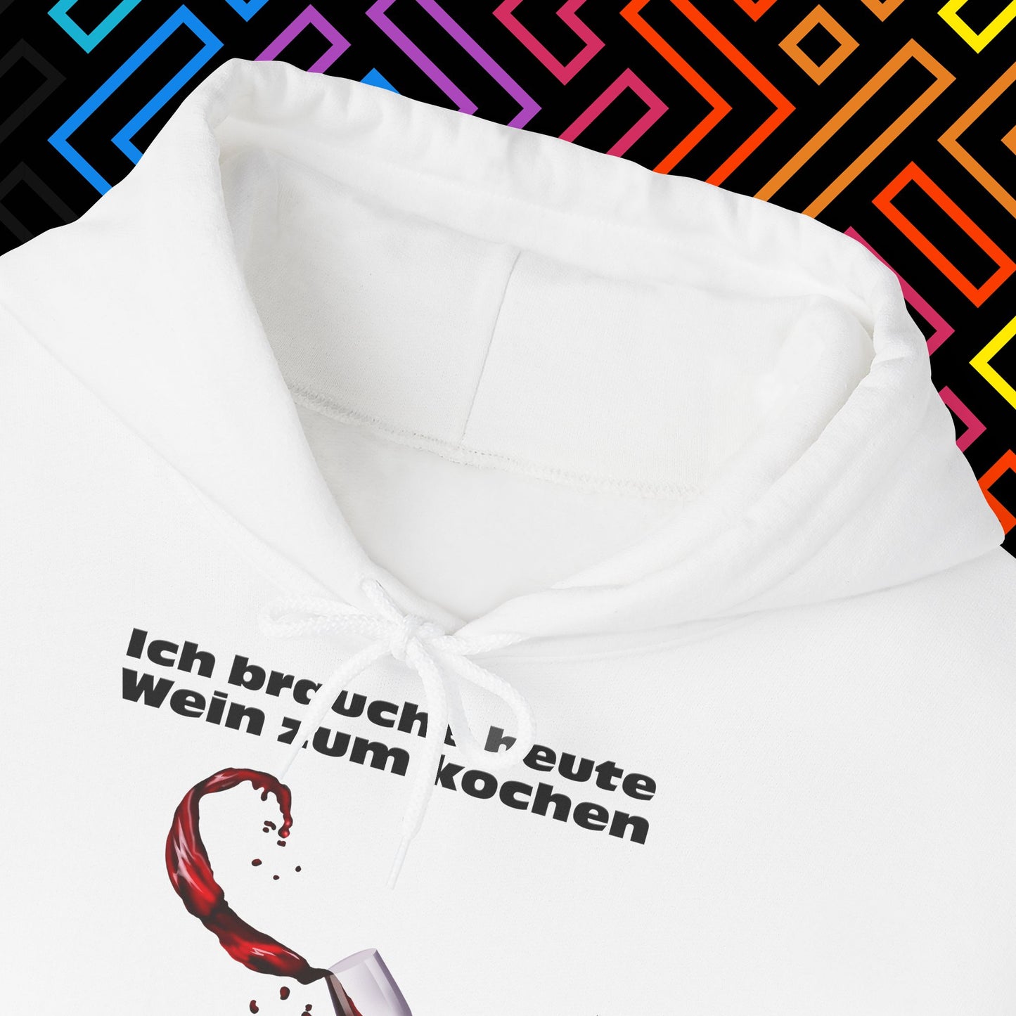 "Wein zum kochen" Hoodie Unisex