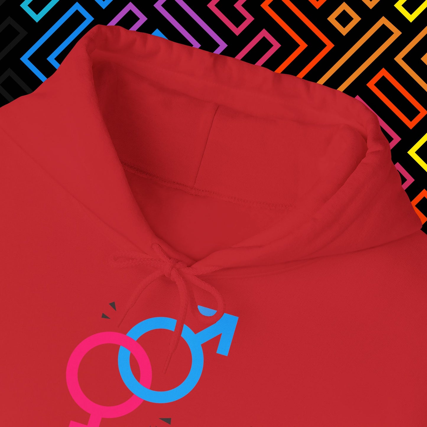 "2 Geschlechter" Hoodie Unisex