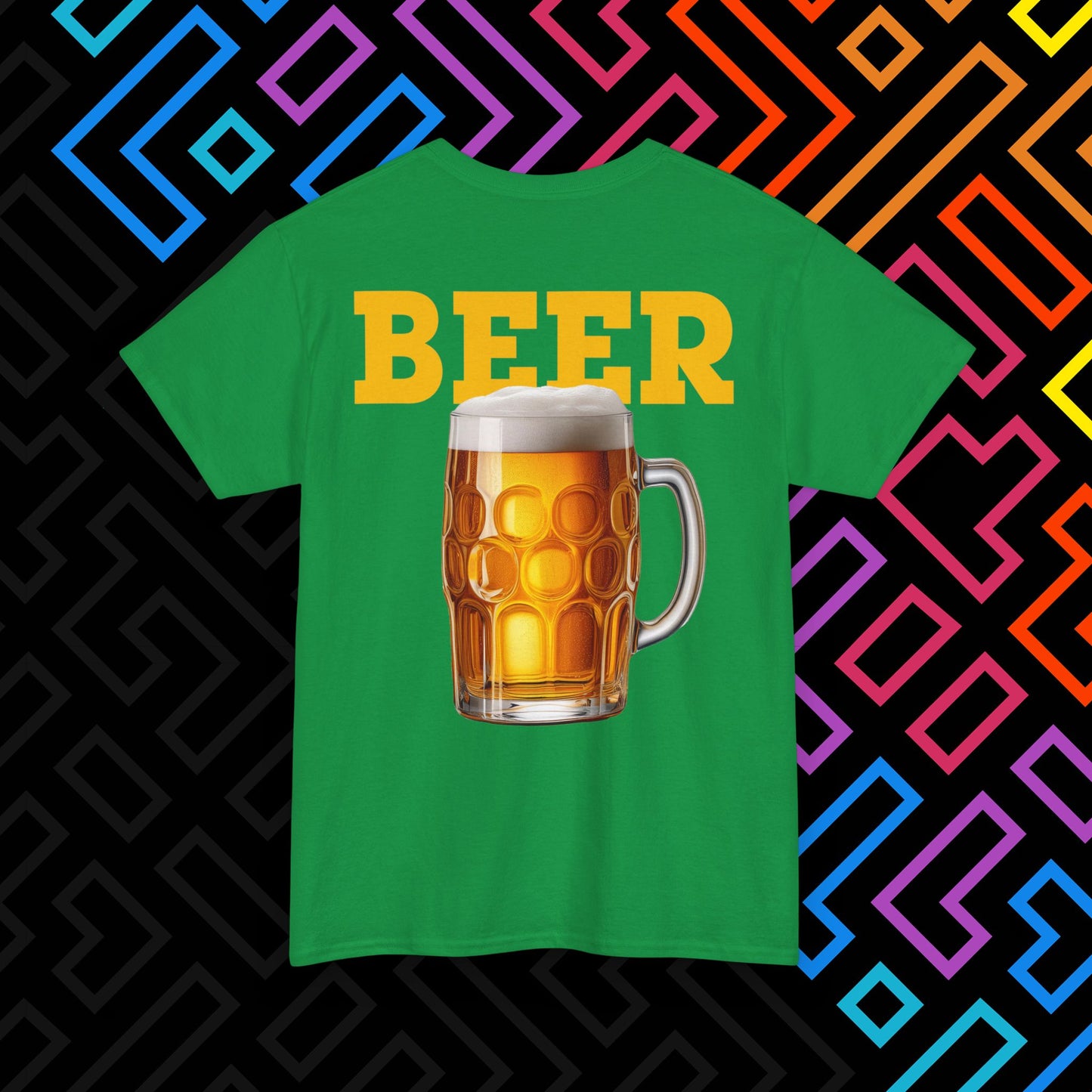"Beer" Backprint T-Shirt Unisex