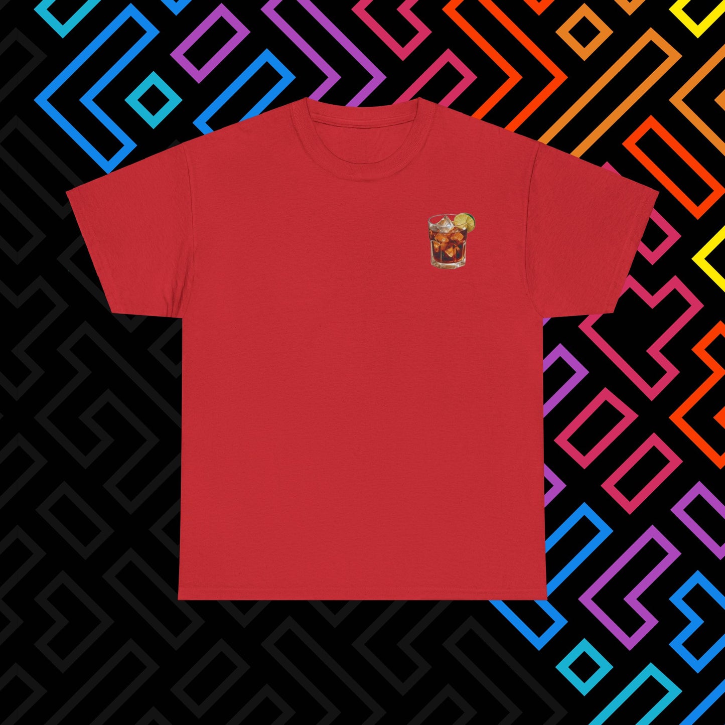 "Whiskey Cola" Backprint T-Shirt Unisex