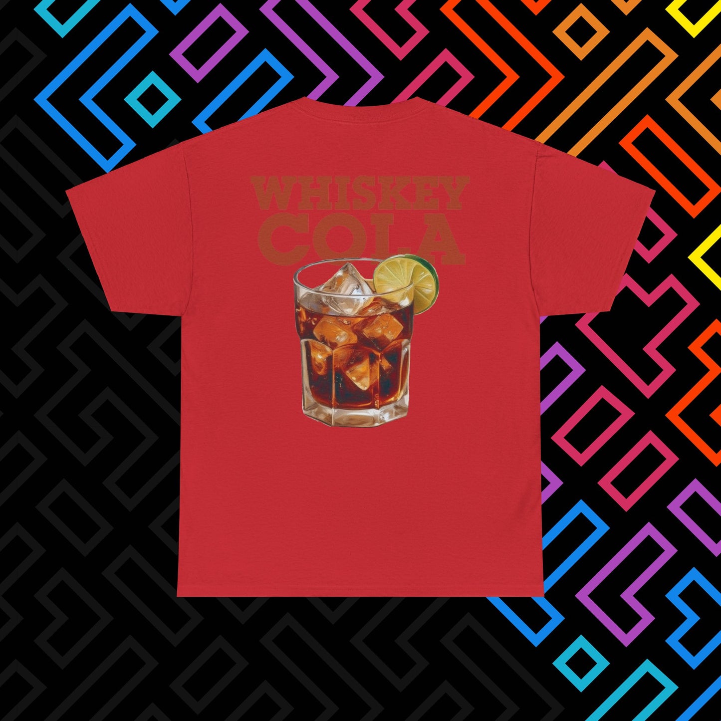 "Whiskey Cola" Backprint T-Shirt Unisex