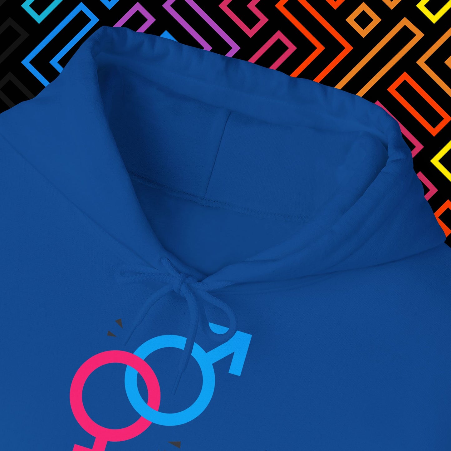 "2 Geschlechter" Hoodie Unisex