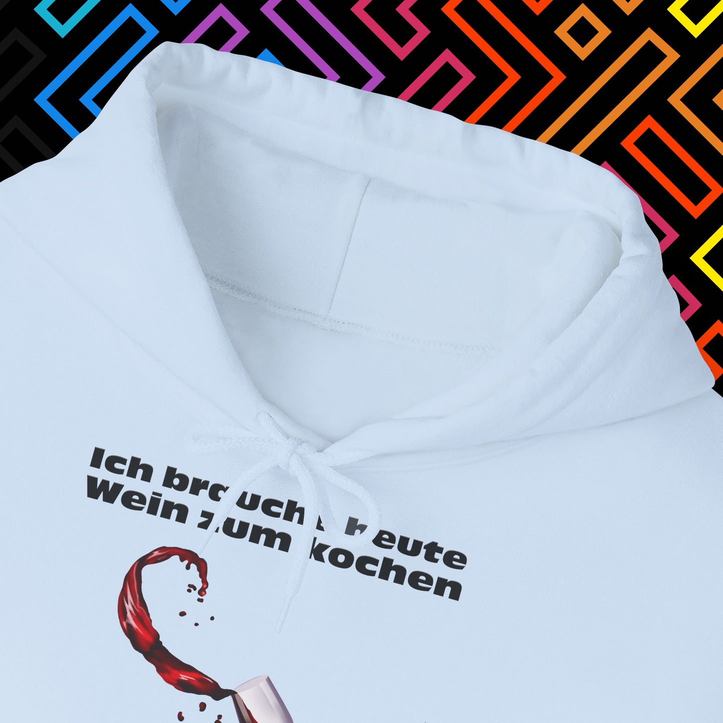 "Wein zum kochen" Hoodie Unisex
