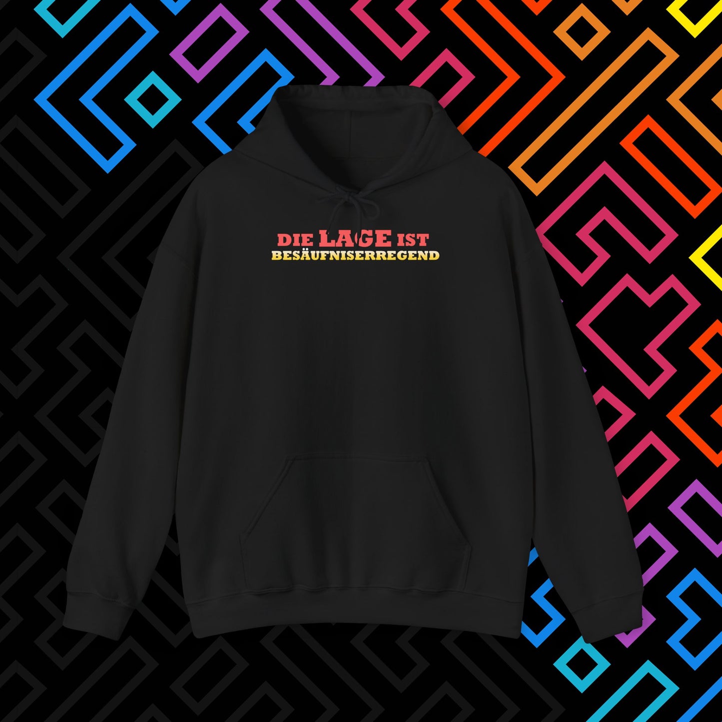 "Die Lage ist Besäufniserregend" Hoodie Unisex