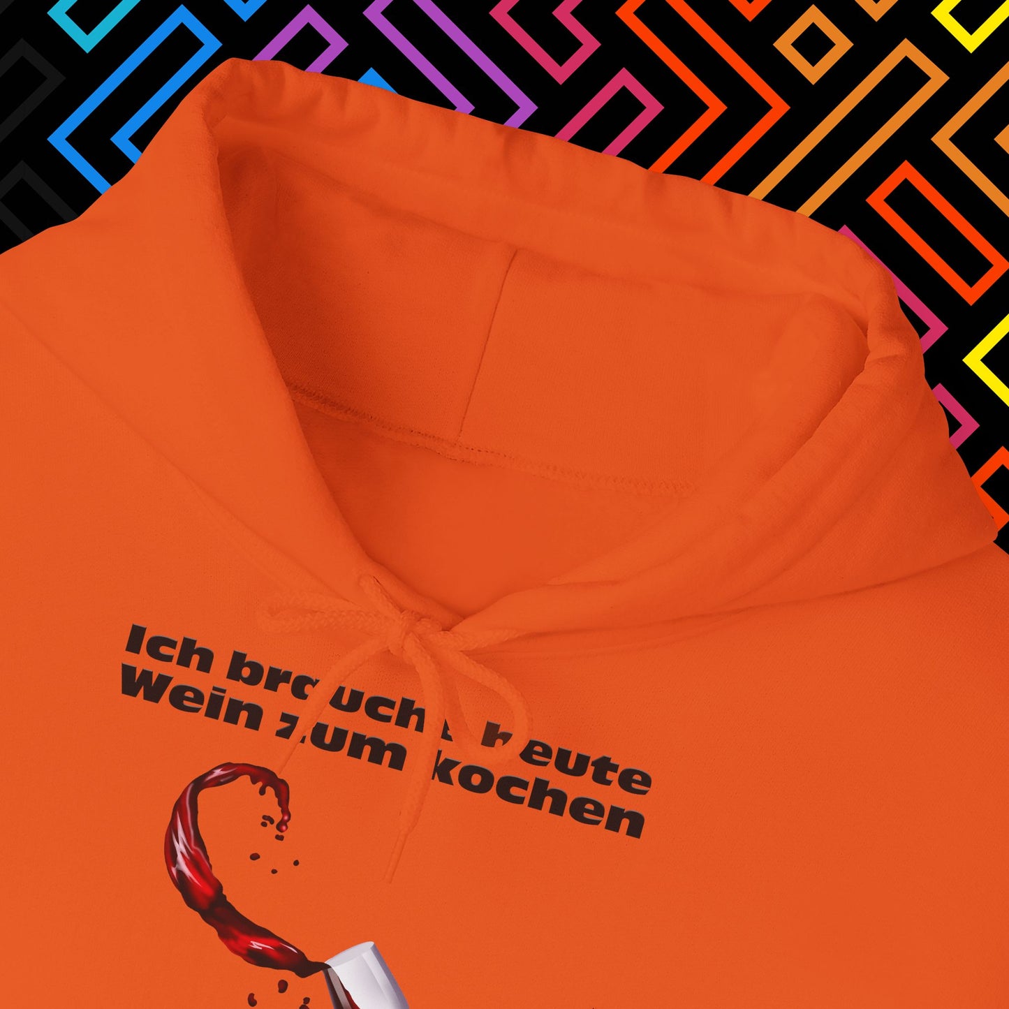 "Wein zum kochen" Hoodie Unisex