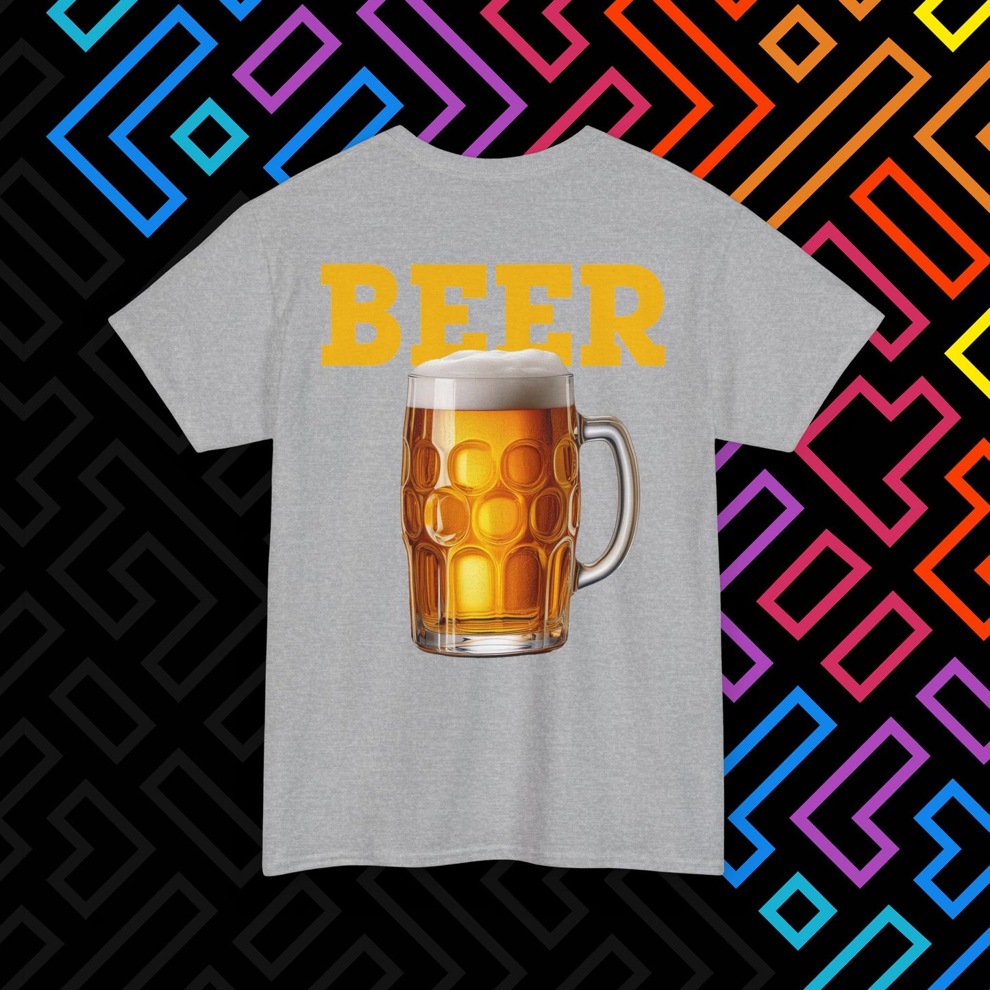 "Beer" Backprint T-Shirt Unisex