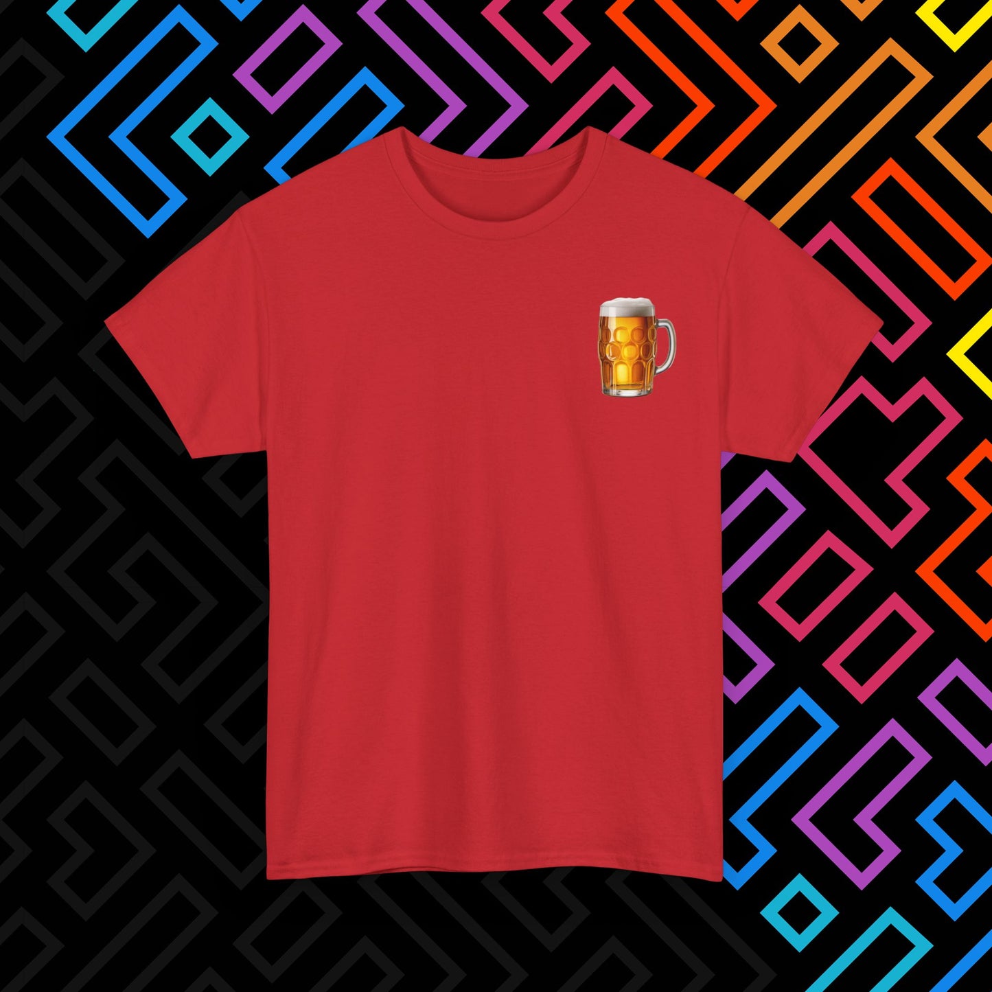 "Beer" Backprint T-Shirt Unisex