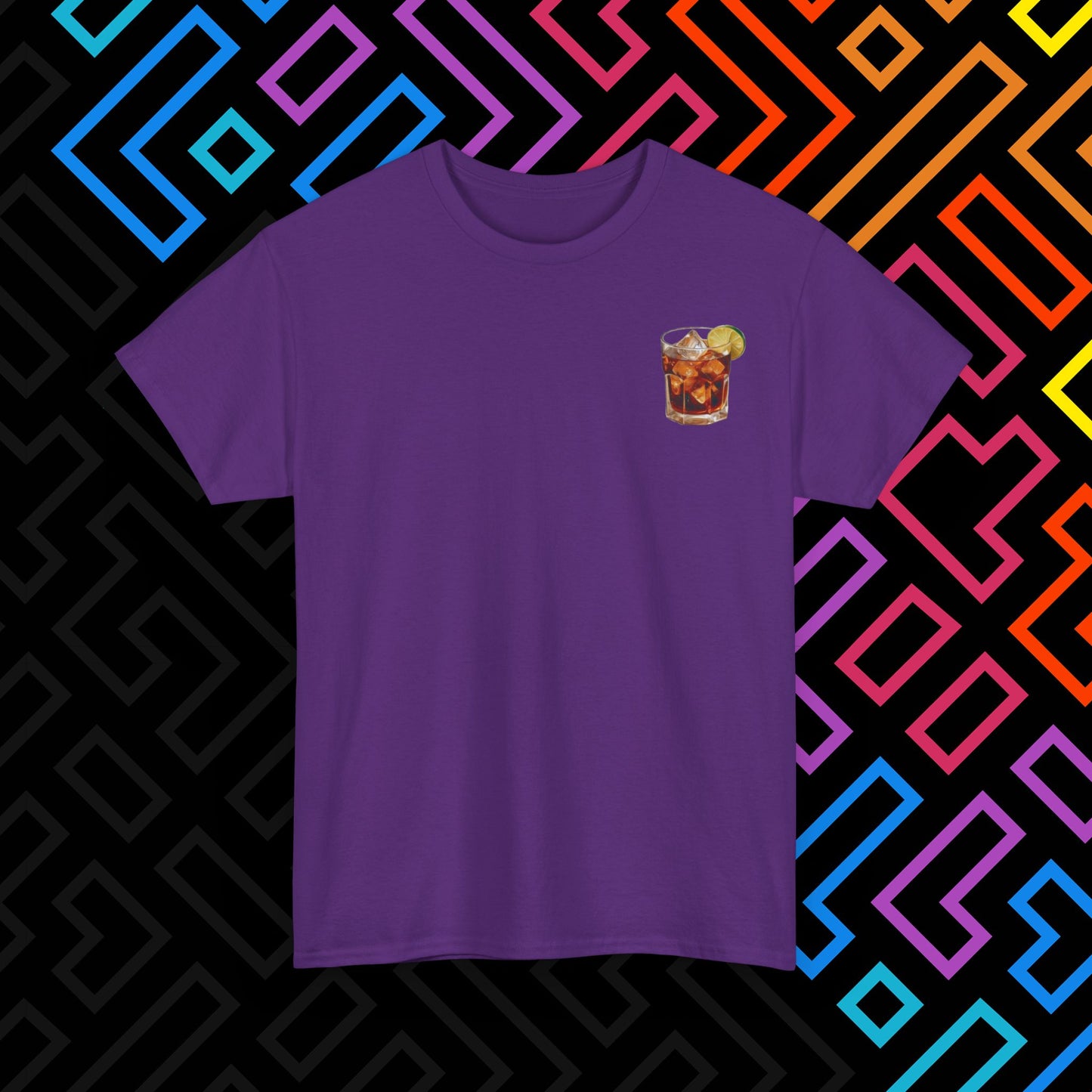 "Whiskey Cola" Backprint T-Shirt Unisex
