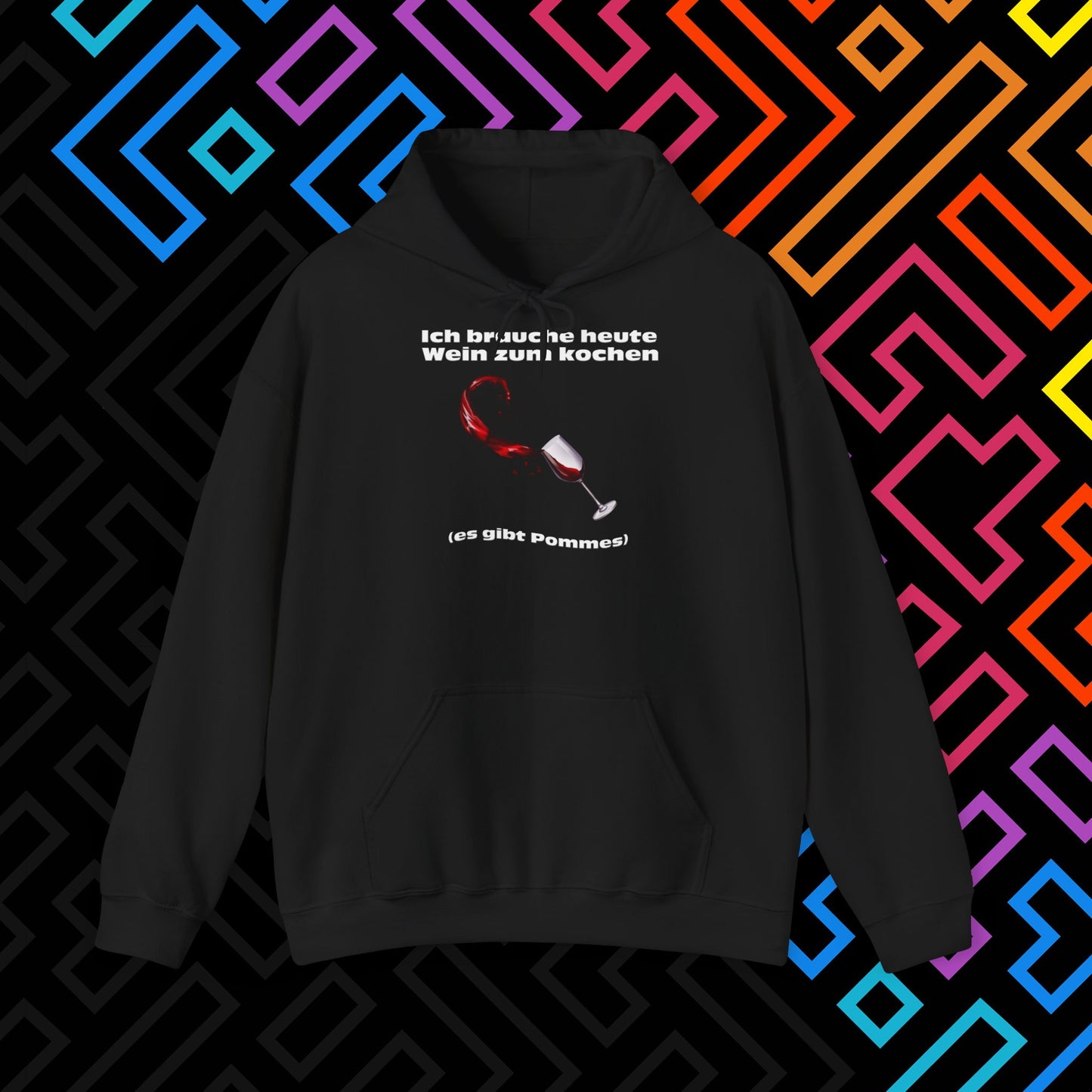 "Wein zum kochen" Hoodie Unisex