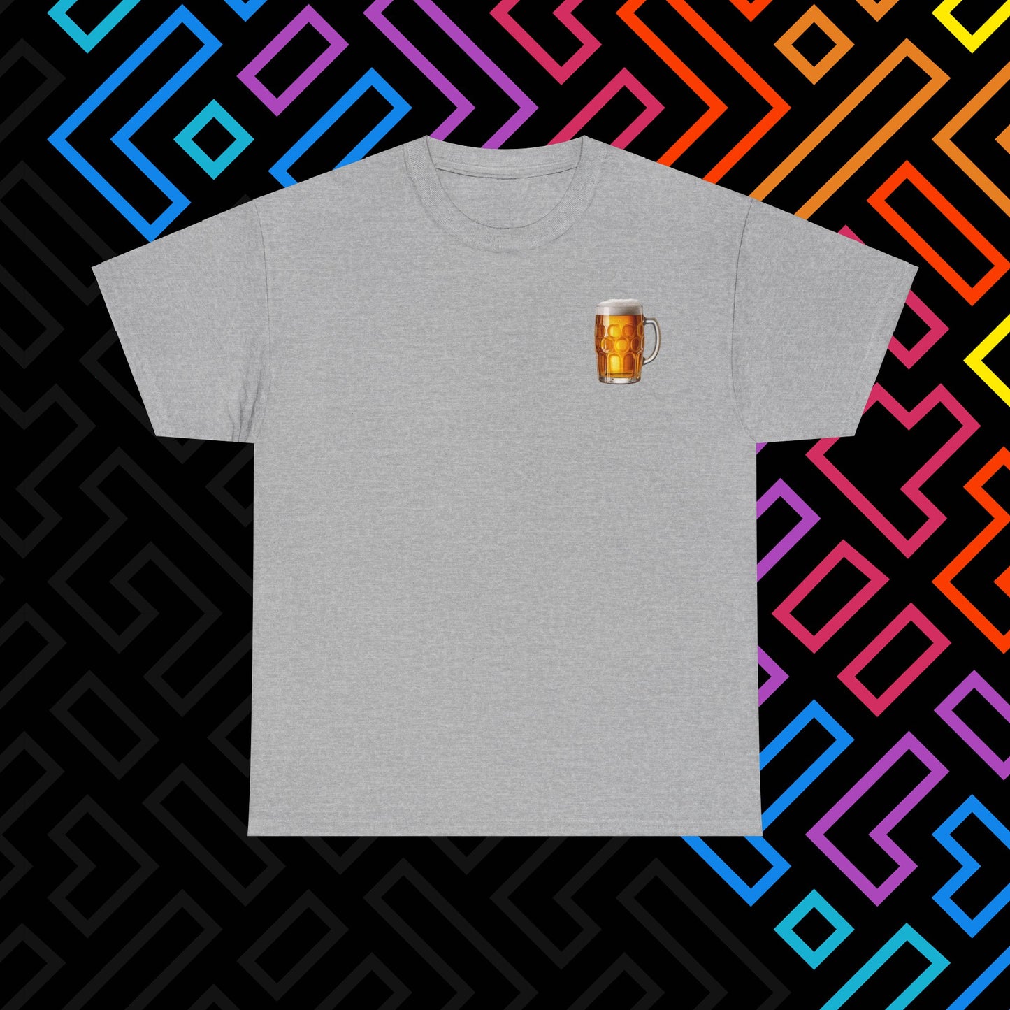 "Beer" Backprint T-Shirt Unisex