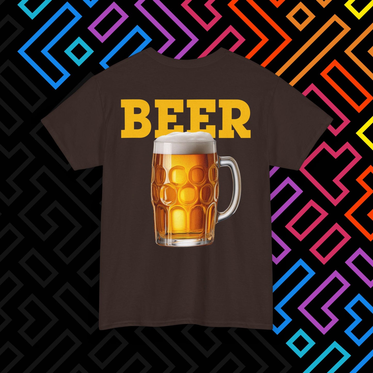 "Beer" Backprint T-Shirt Unisex