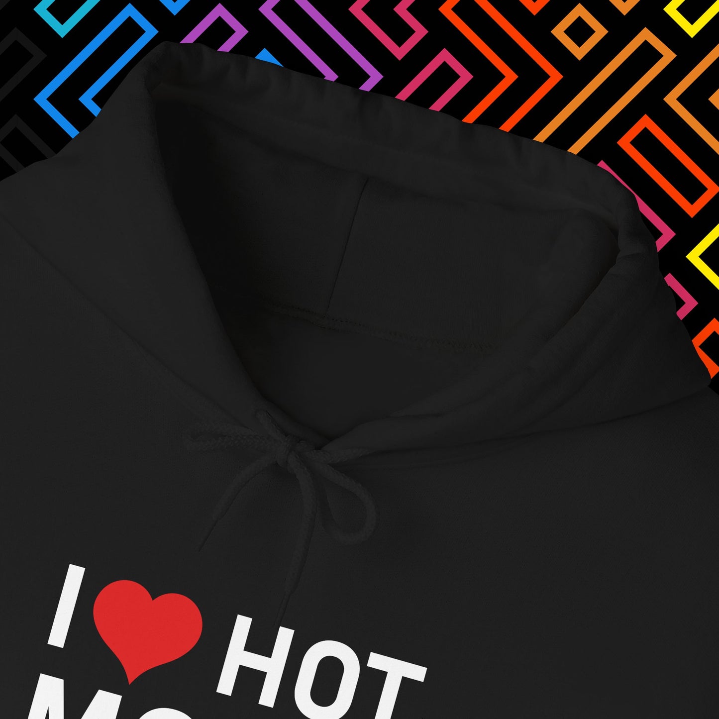 "I ❤️ Hot Moms" Hoodie Unisex