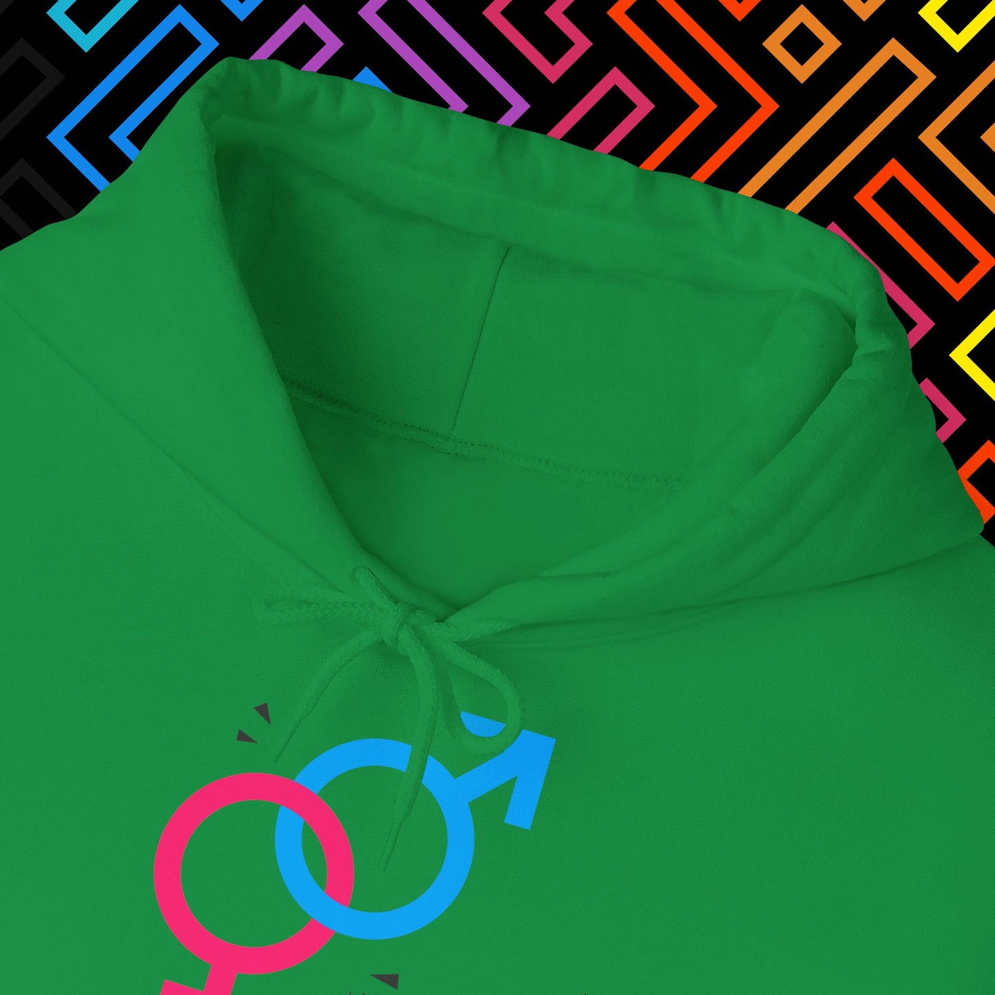 "2 Geschlechter" Hoodie Unisex