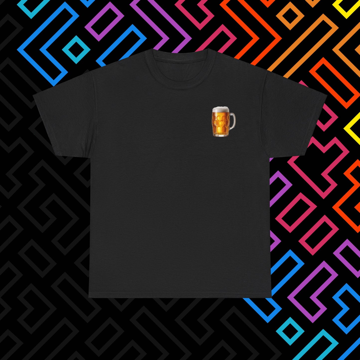 "Beer" Backprint T-Shirt Unisex