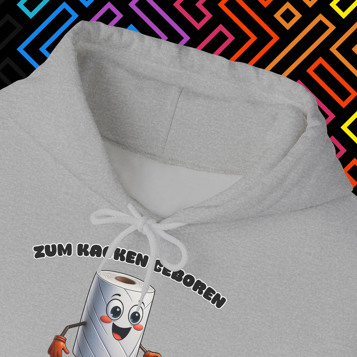 "Zum Kacken geboren" Hoodie Unisex