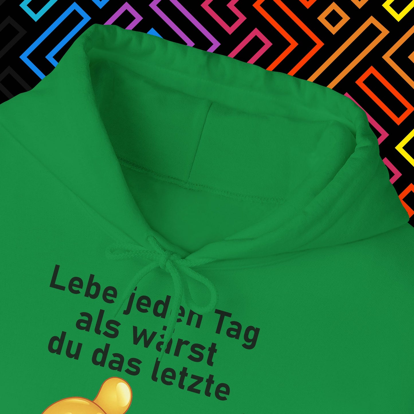 "Lebe jeden Tag" Hoodie Unisex