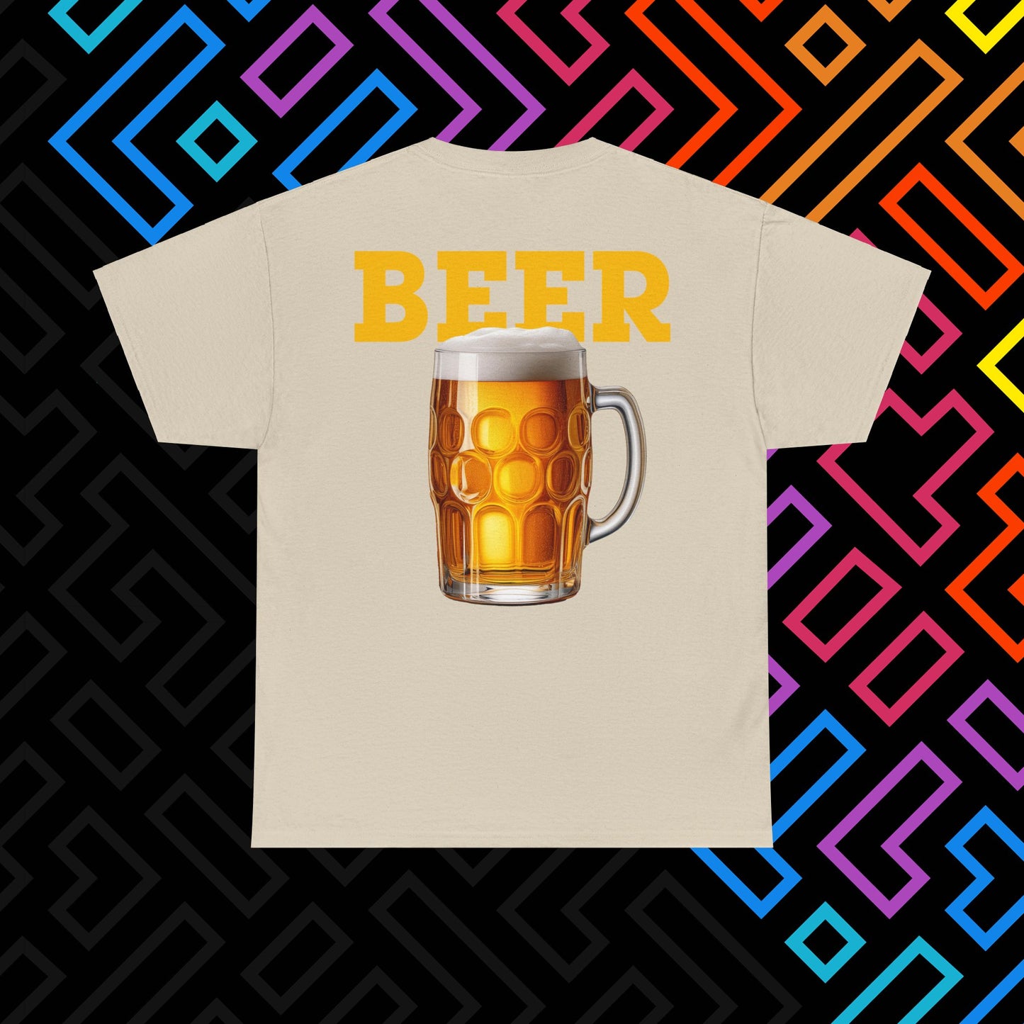 "Beer" Backprint T-Shirt Unisex