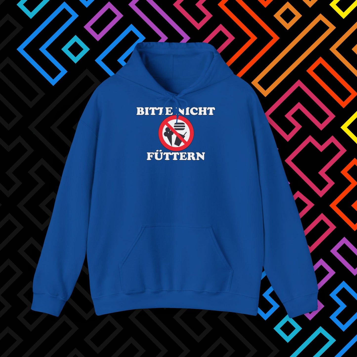 "Bitte nicht Füttern" Hoodie Unisex