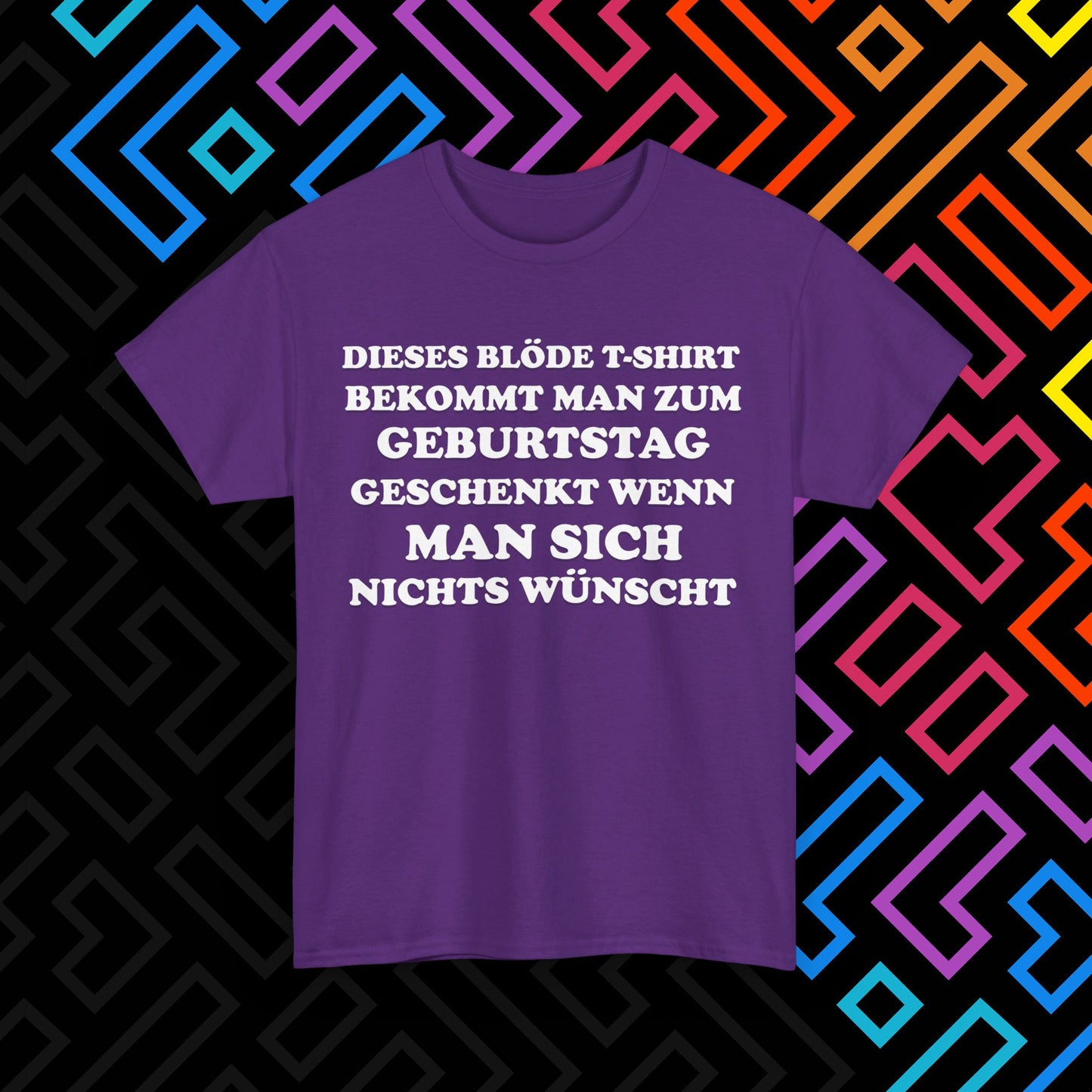 "Geburtstagsgeschenk" T-Shirt Unisex