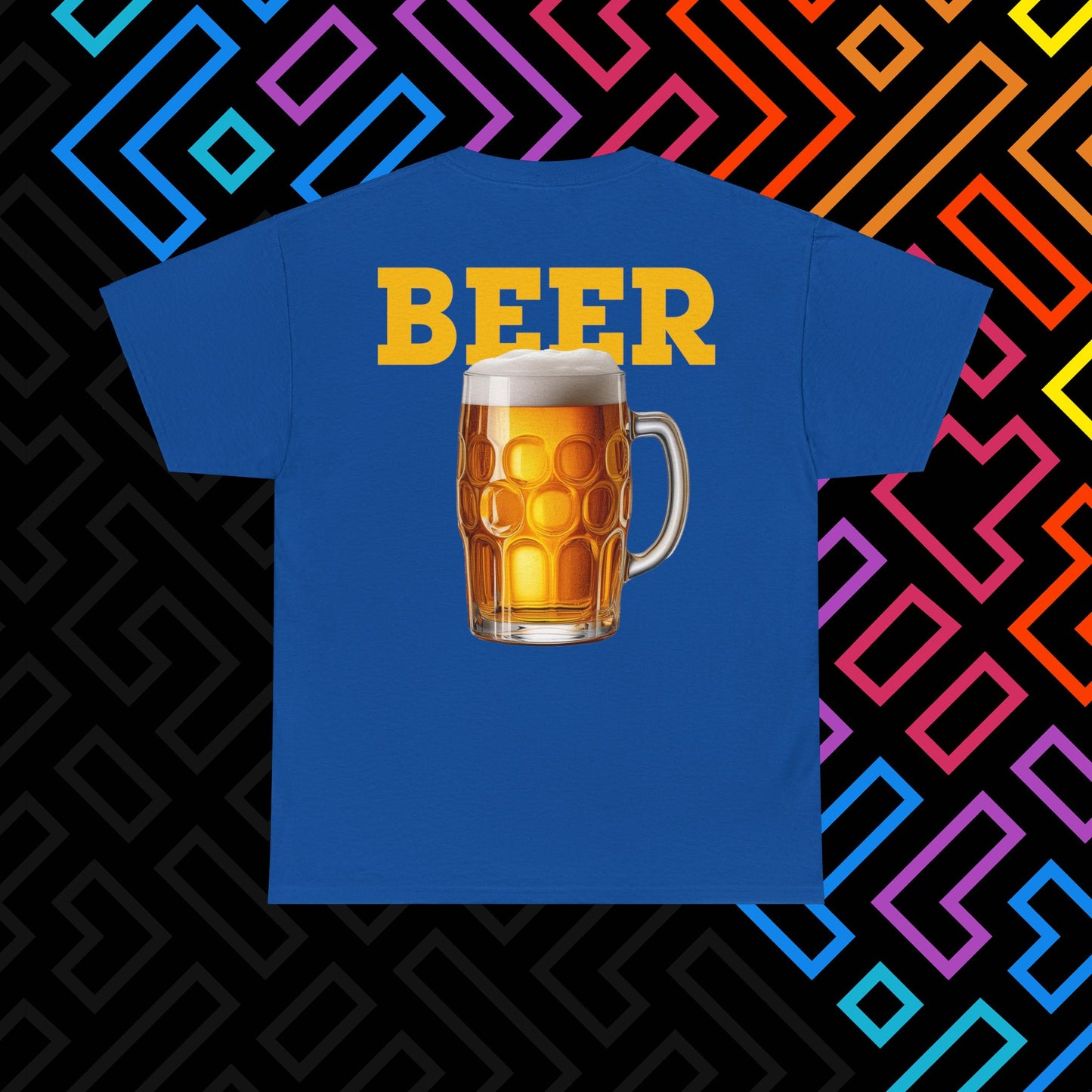 "Beer" Backprint T-Shirt Unisex