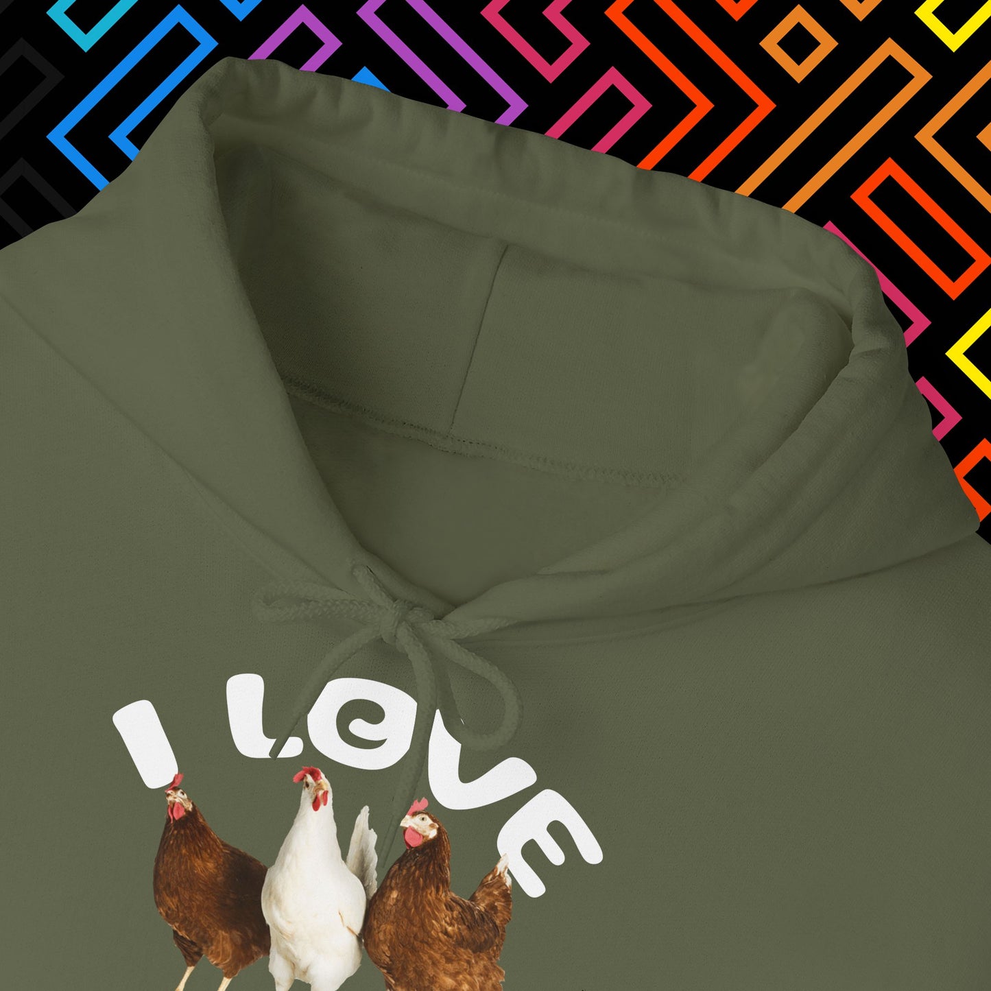 "I Love Cocks" Hoodie Unisex