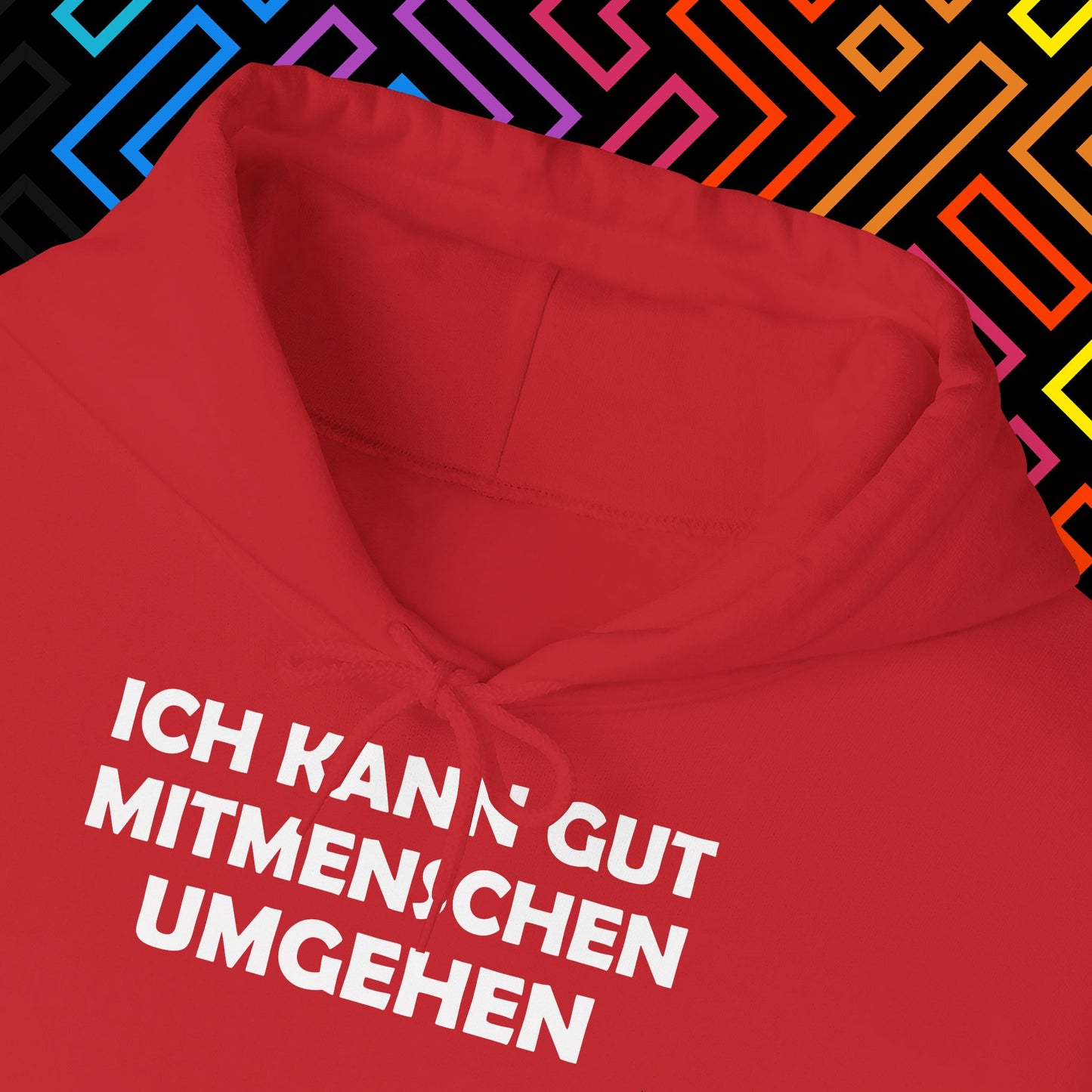 "Mitmenschen umgehen" Hoodie Unisex